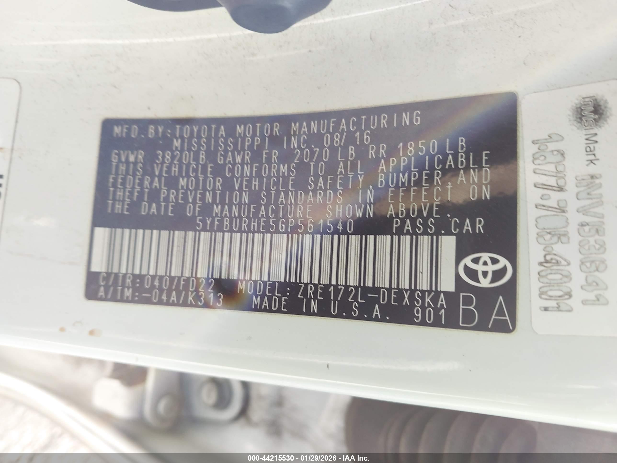 TOYOTA COROLLA image 9