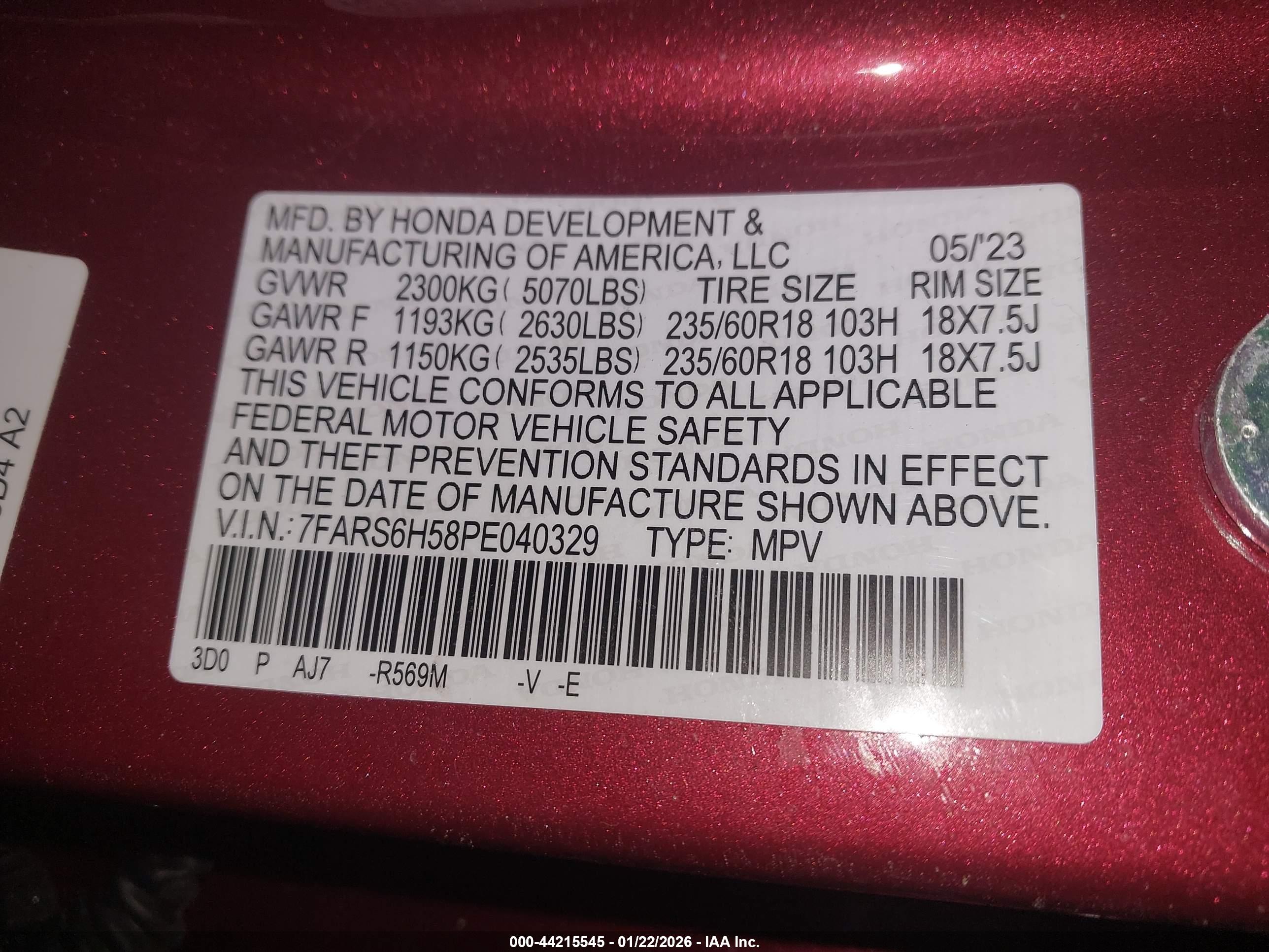 HONDA CR-V image 9