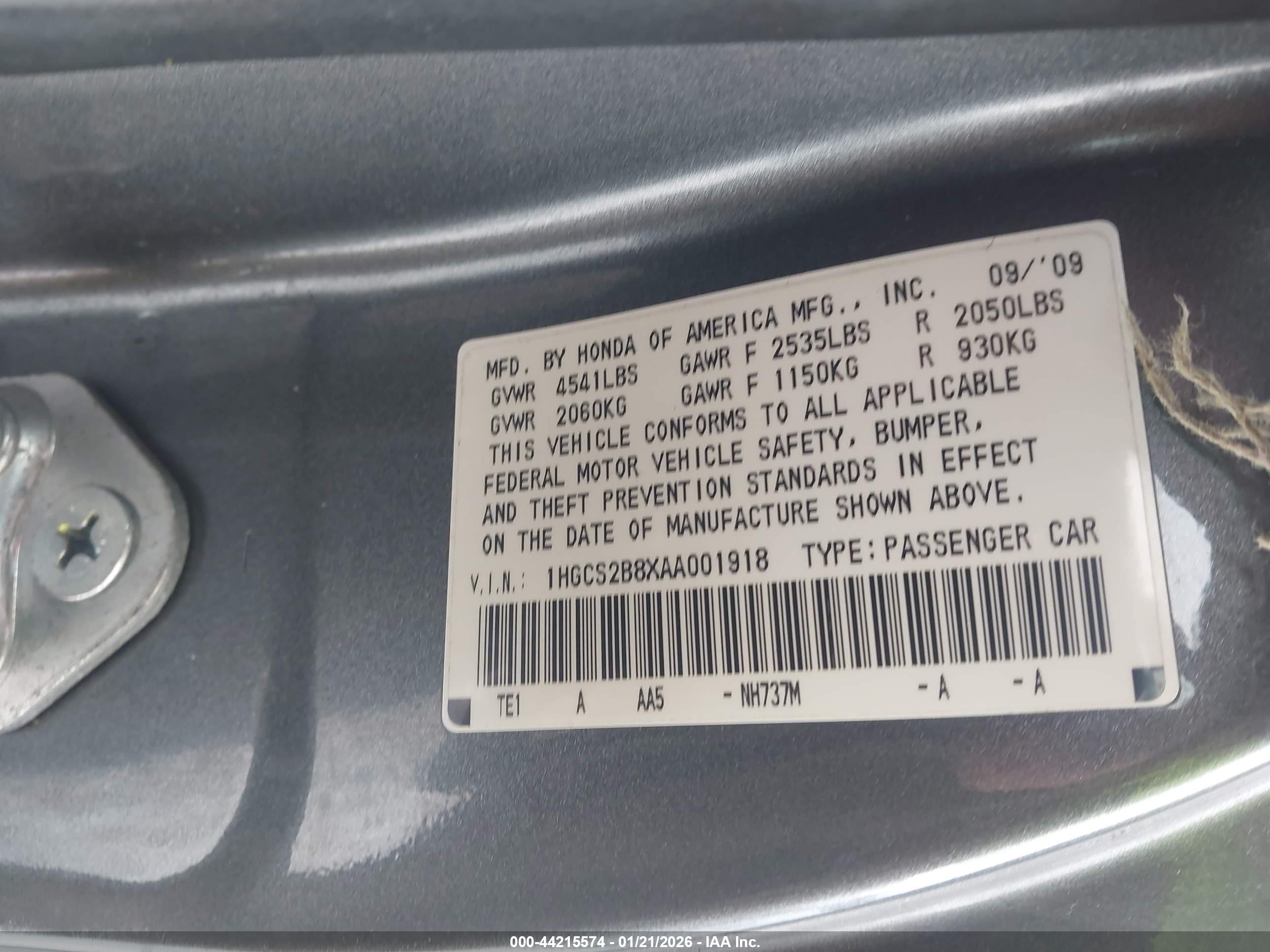 HONDA ACCORD image 9