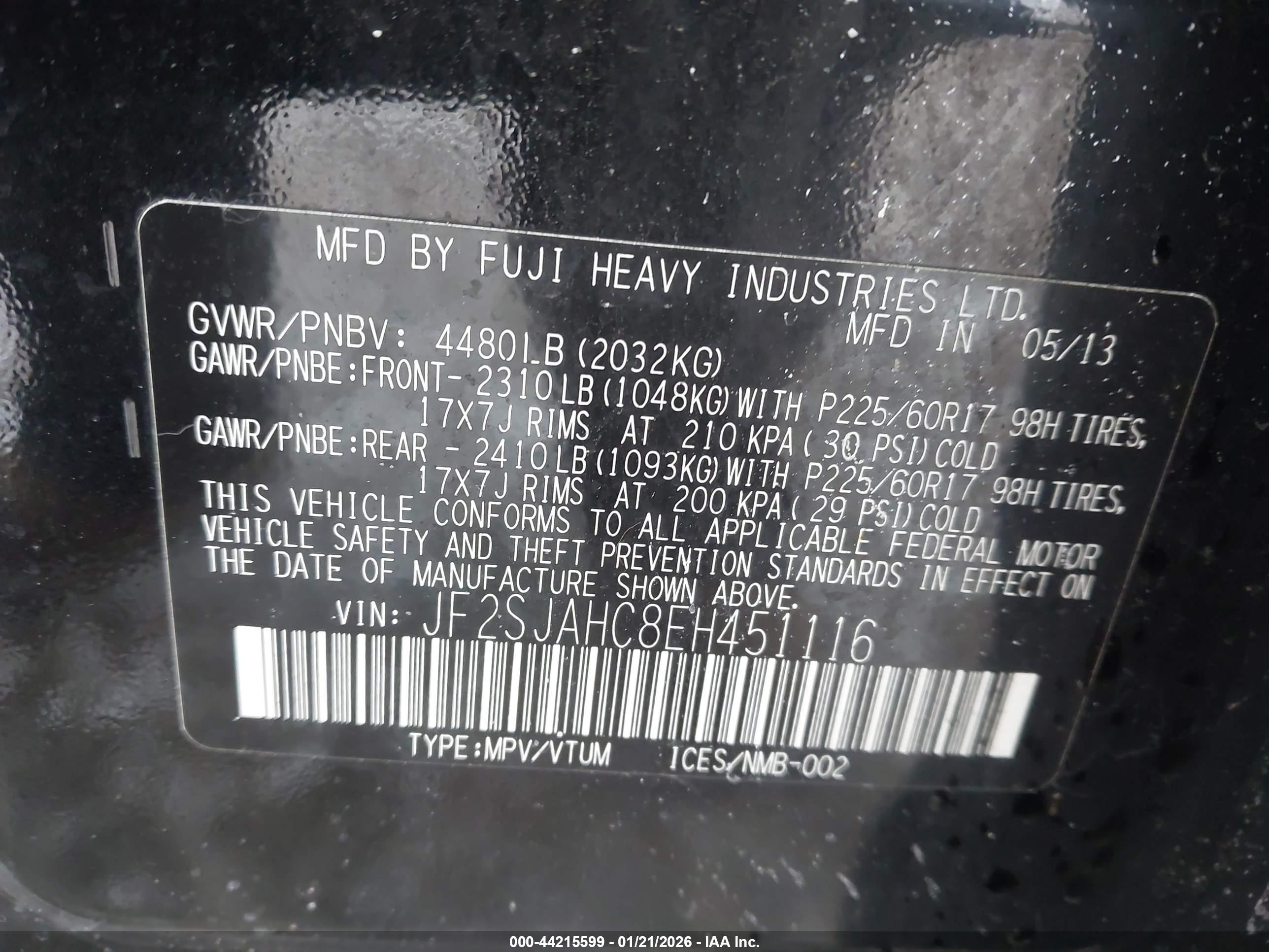 SUBARU FORESTER image 9