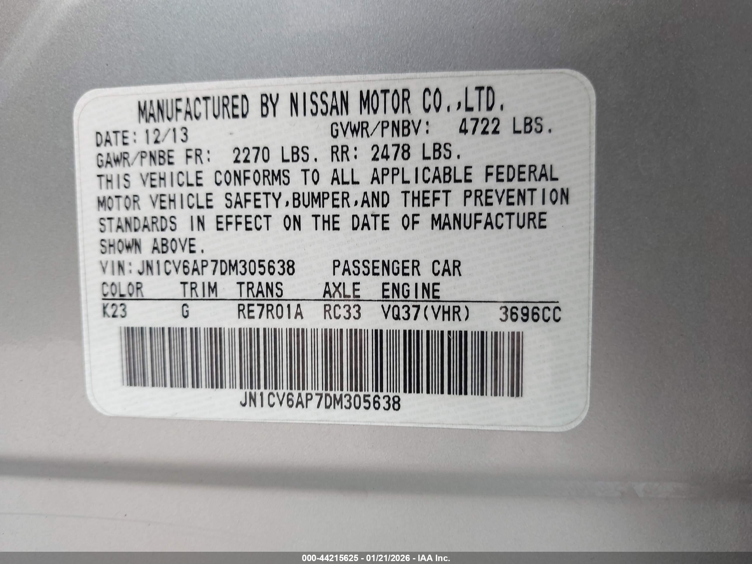 INFINITI G37 image 9