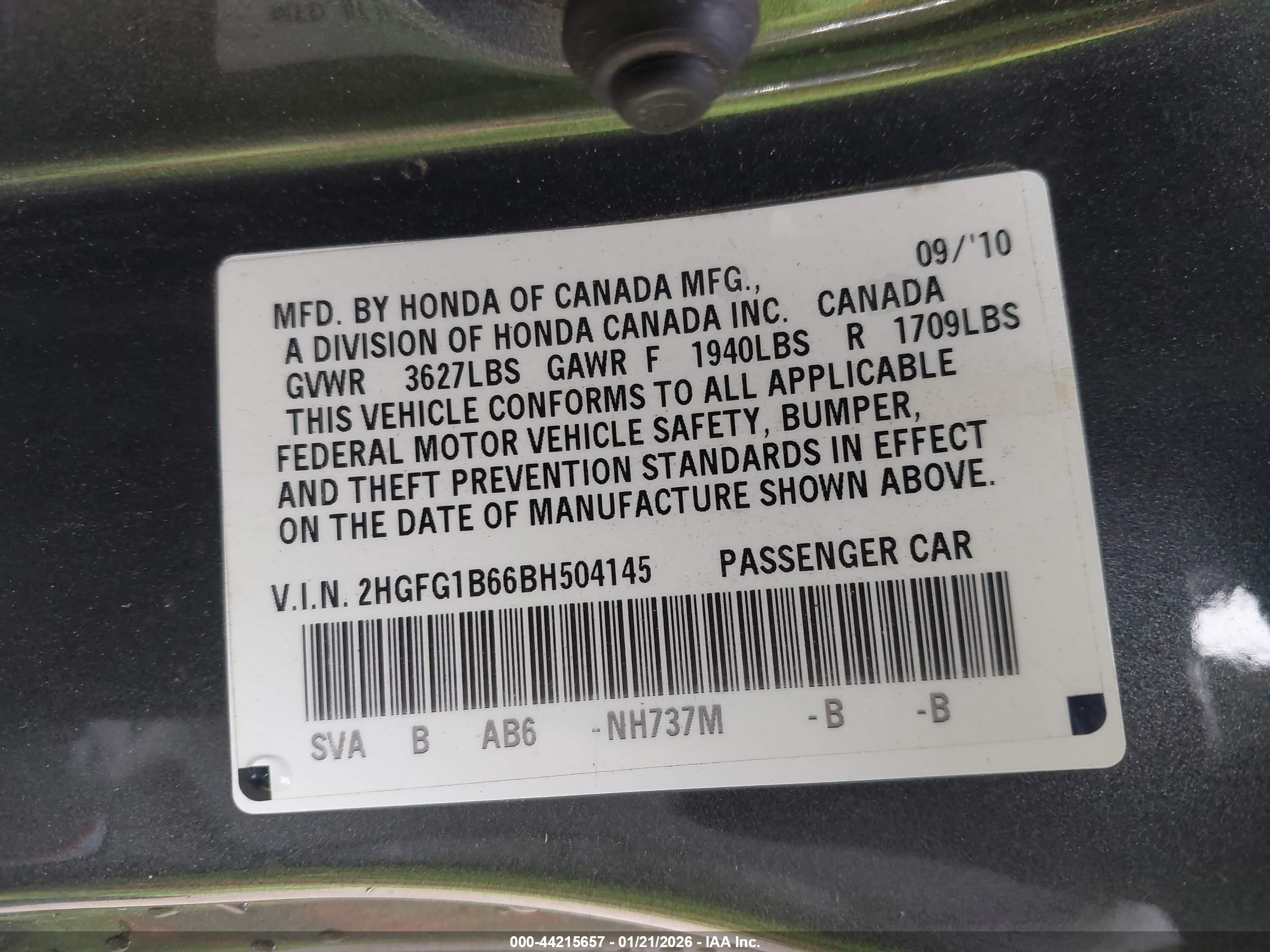 HONDA CIVIC image 9