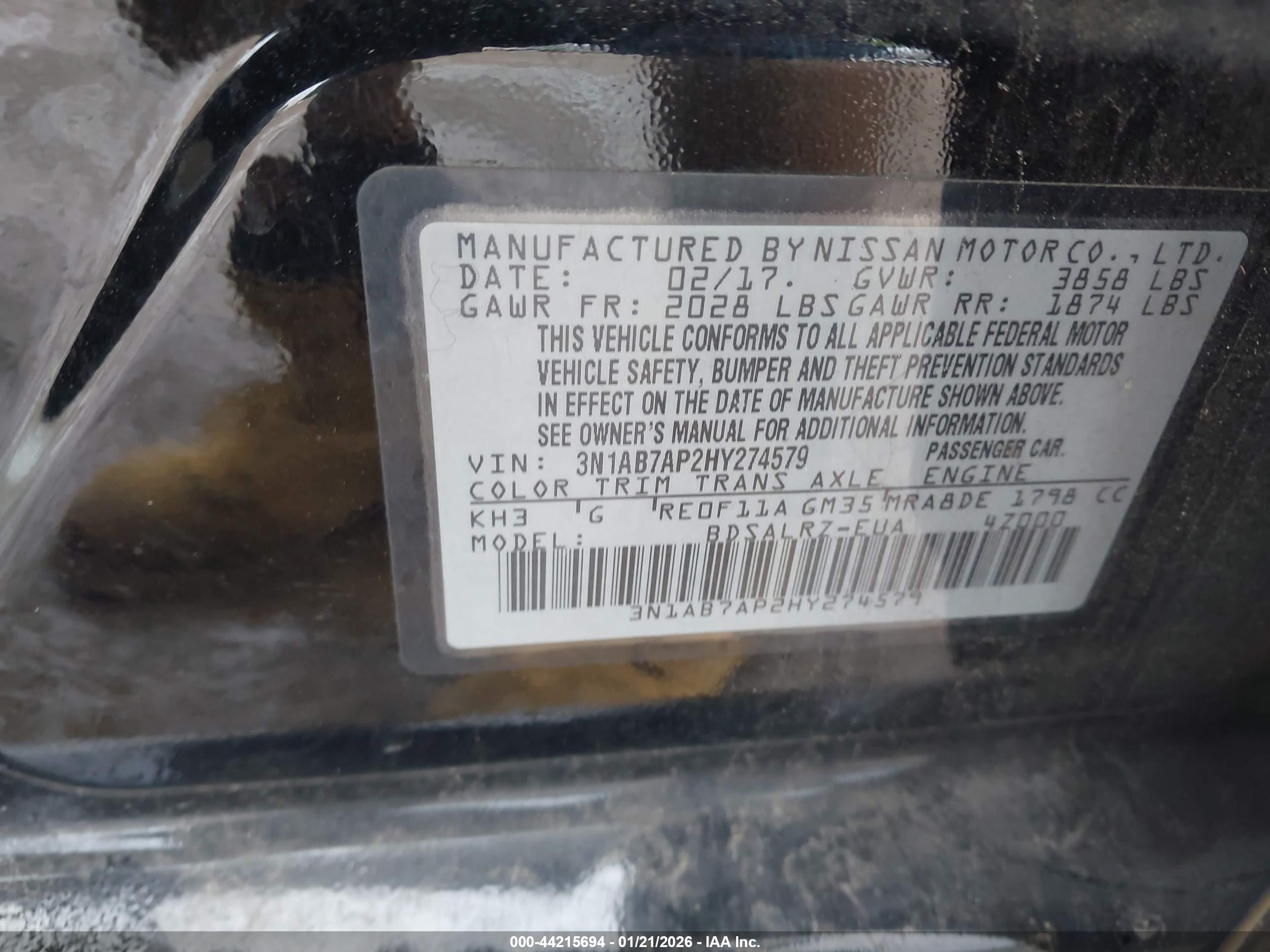 NISSAN SENTRA image 9