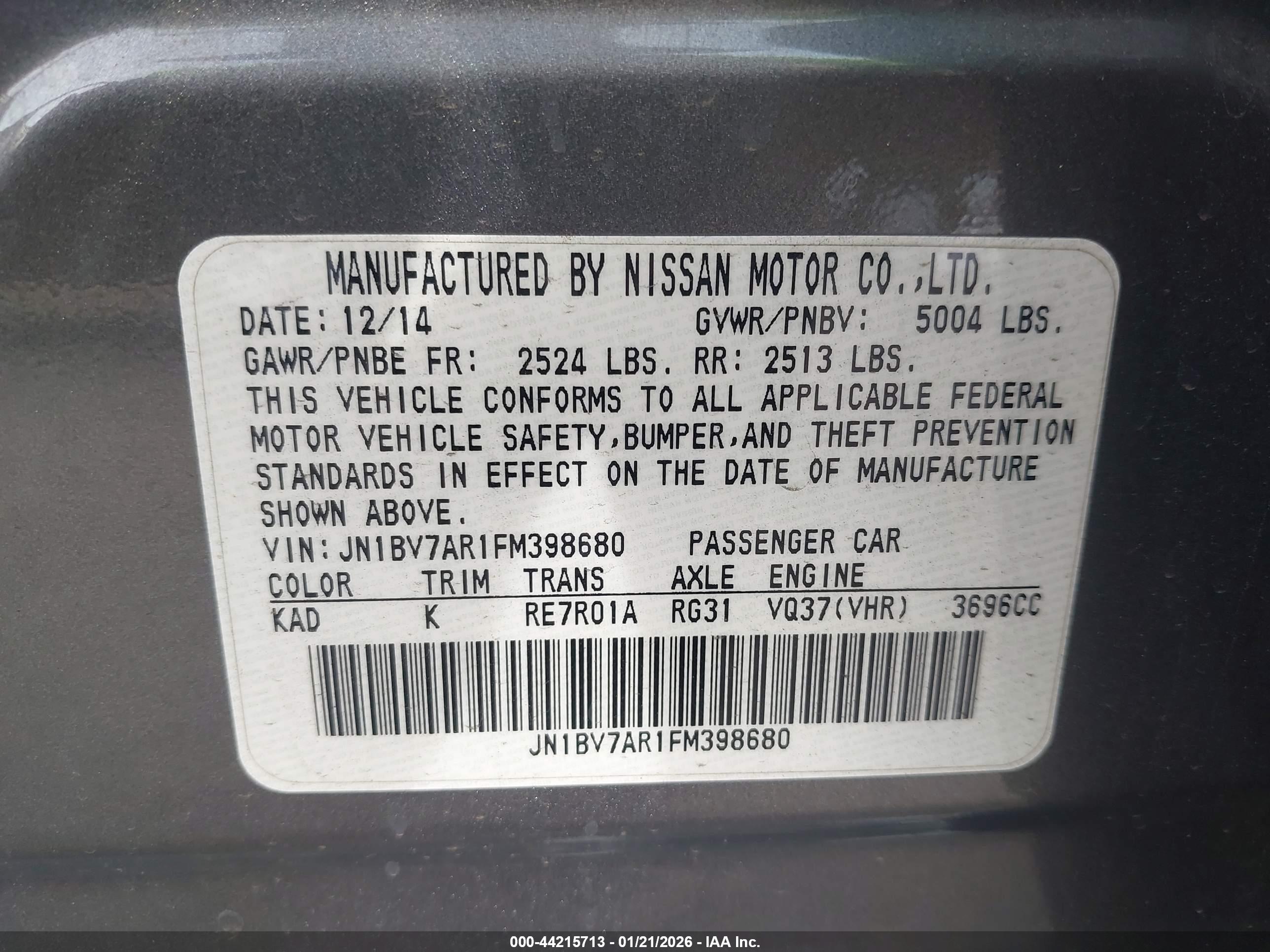 INFINITI Q50 image 9