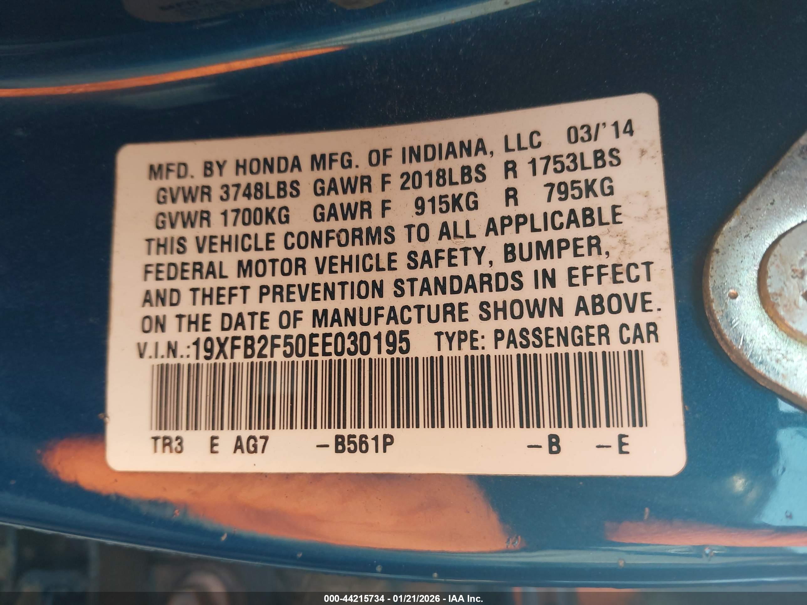 HONDA CIVIC image 9