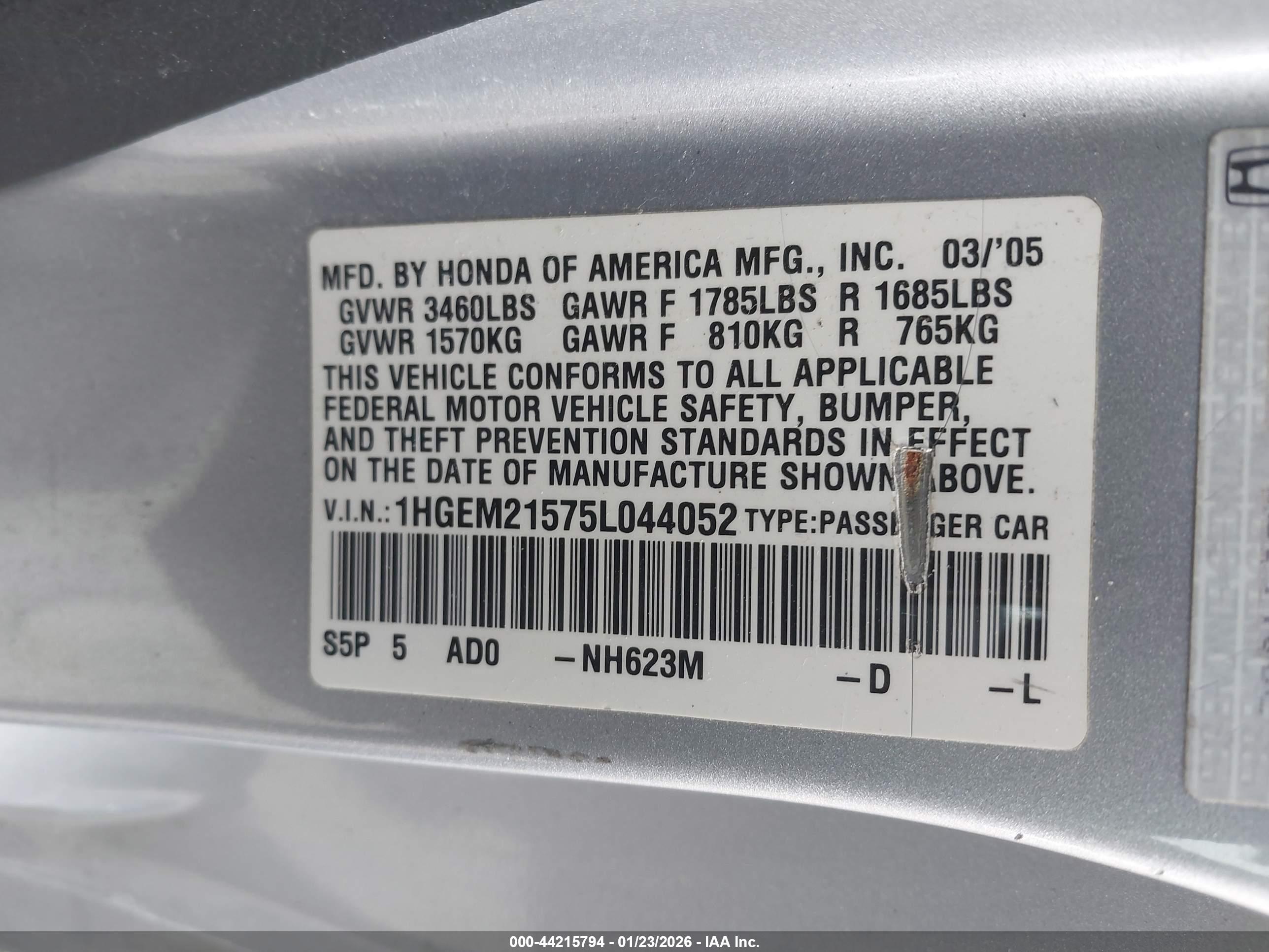 HONDA CIVIC image 9