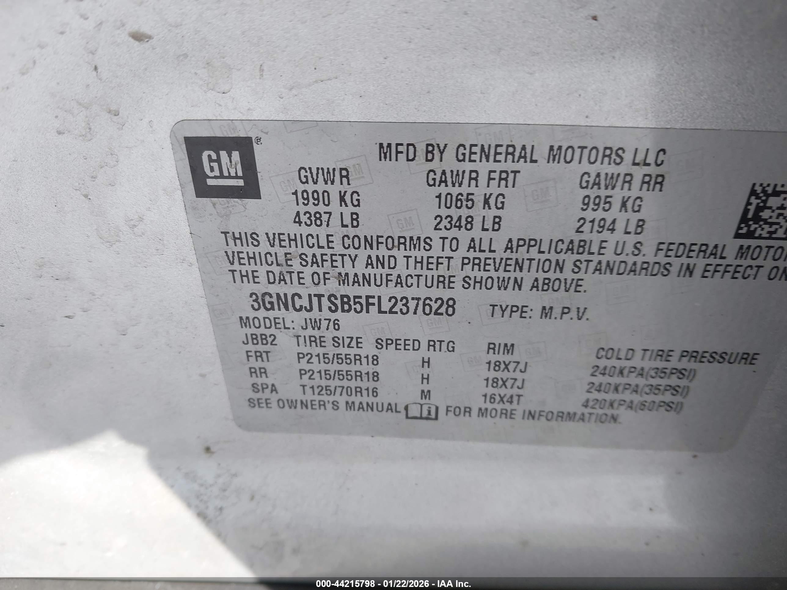 CHEVROLET TRAX image 9
