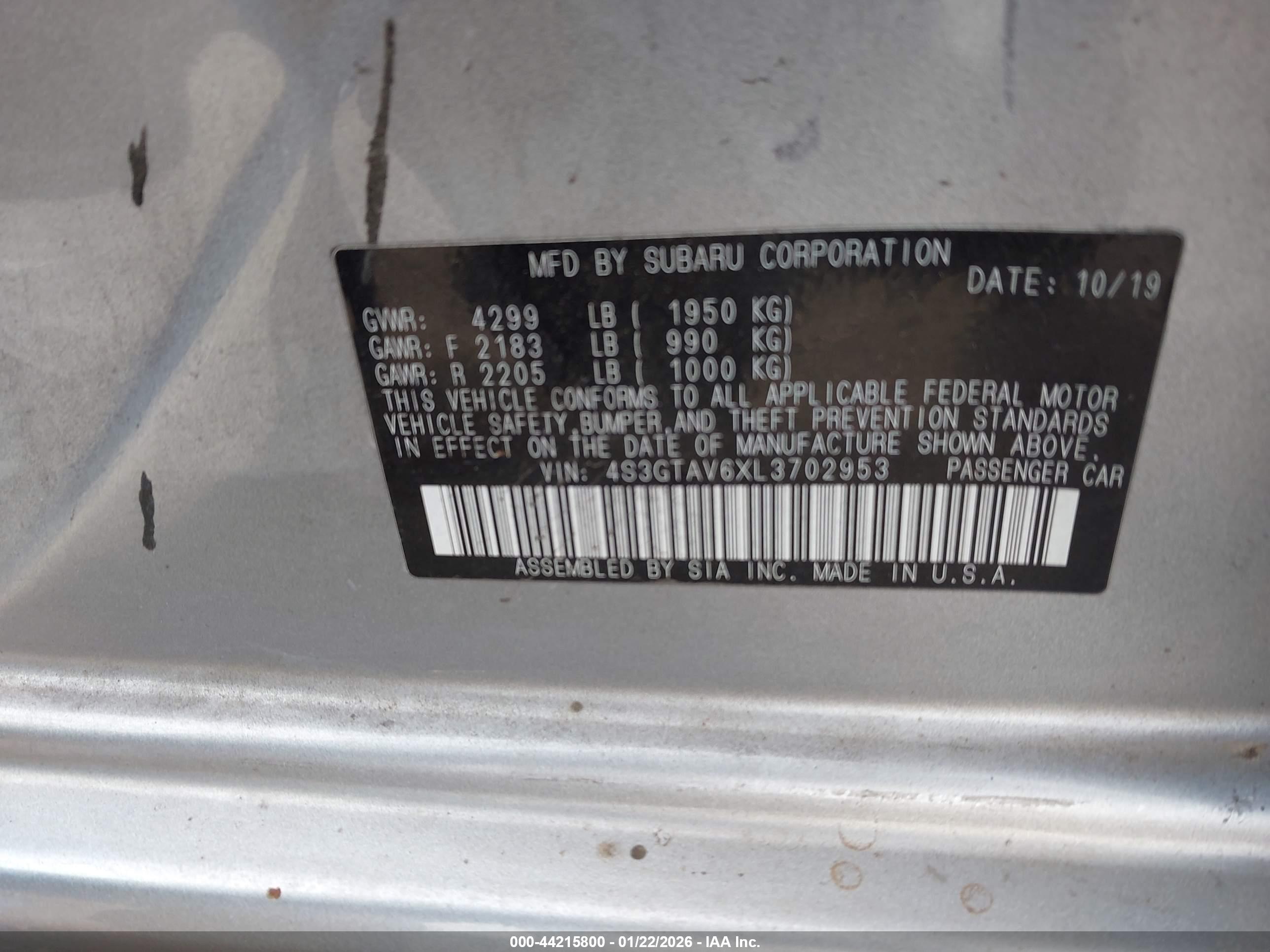 SUBARU IMPREZA image 9