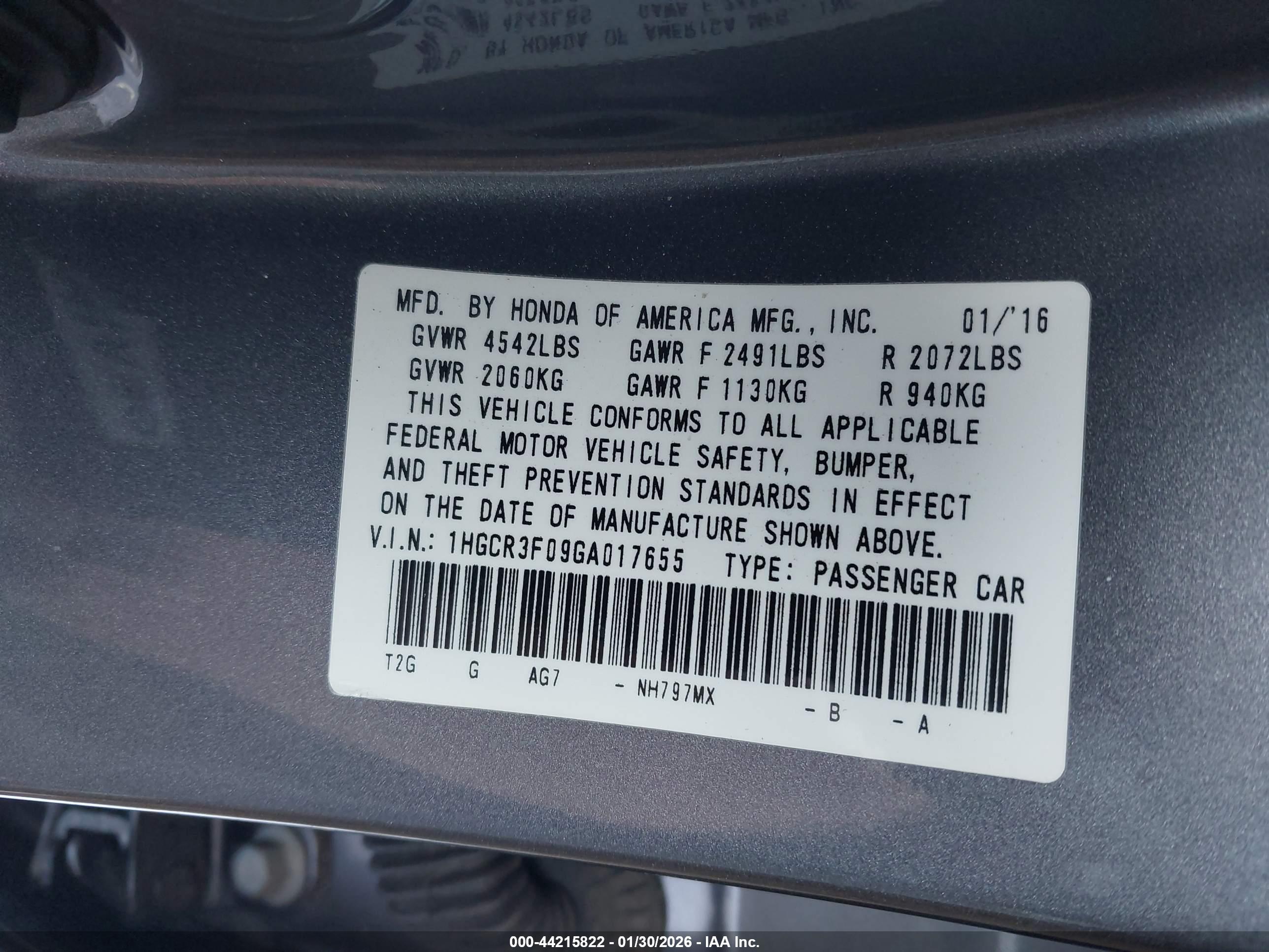 HONDA ACCORD image 9