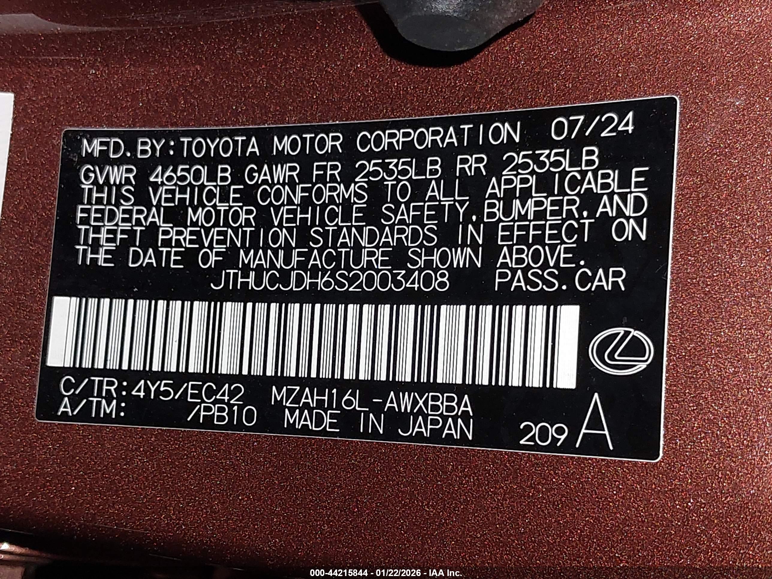 LEXUS UX image 9
