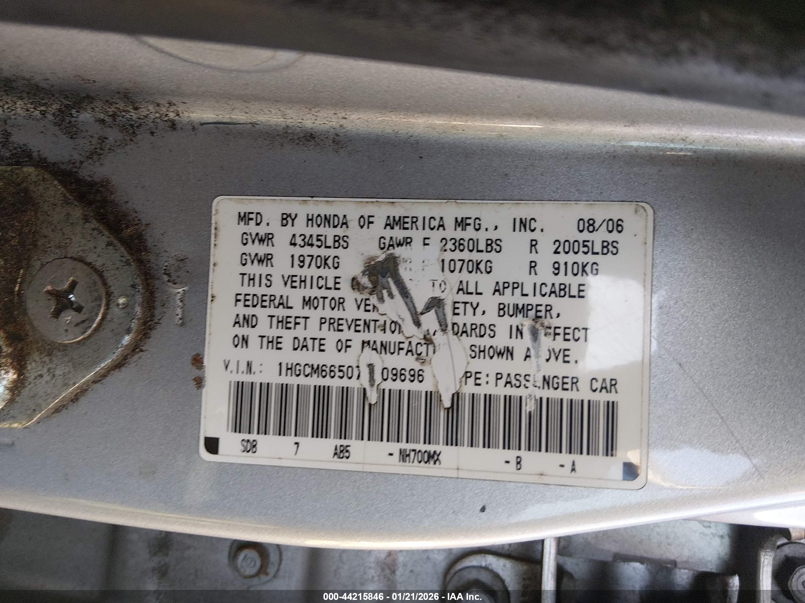HONDA ACCORD image 9