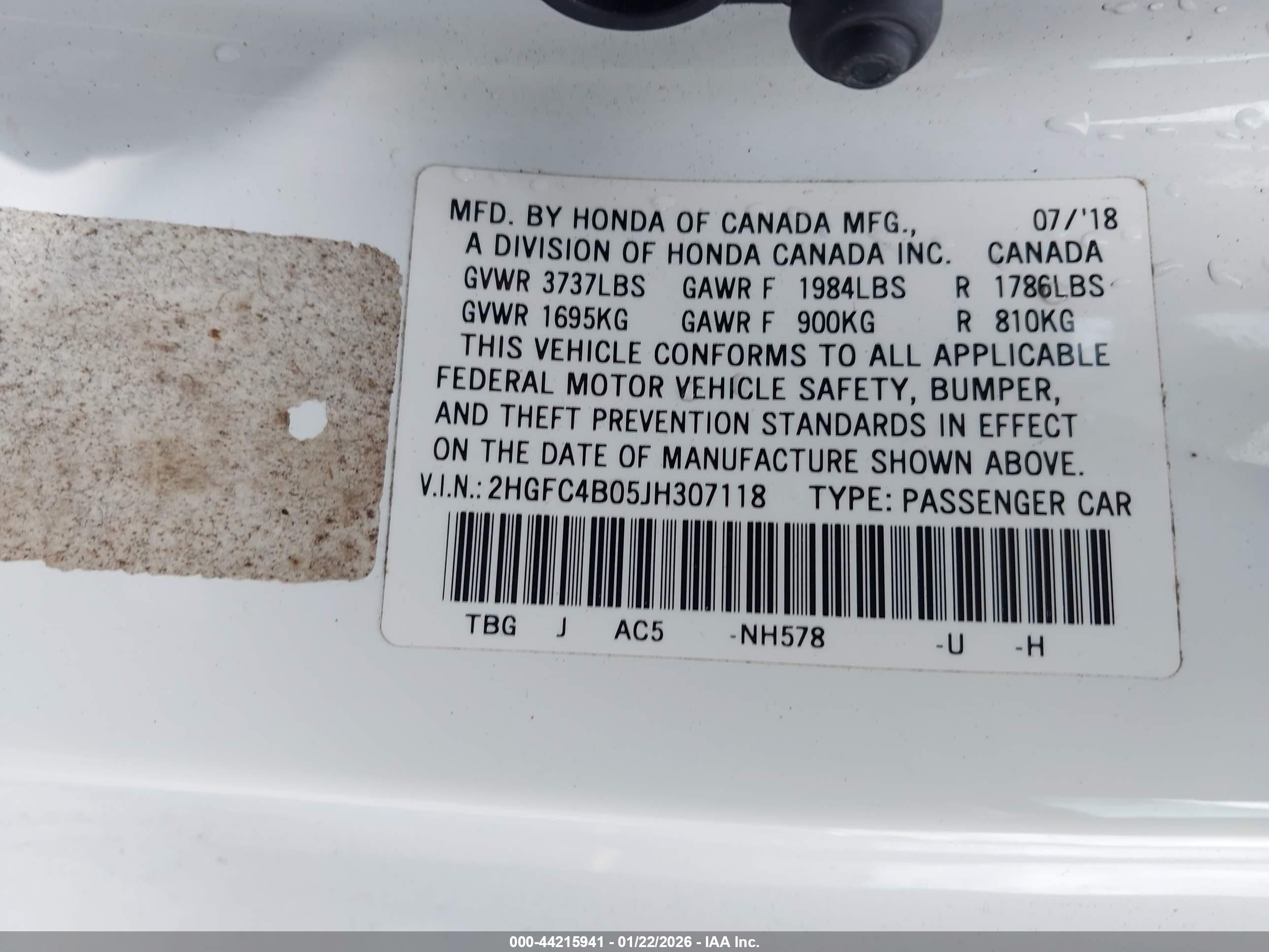 HONDA CIVIC image 9