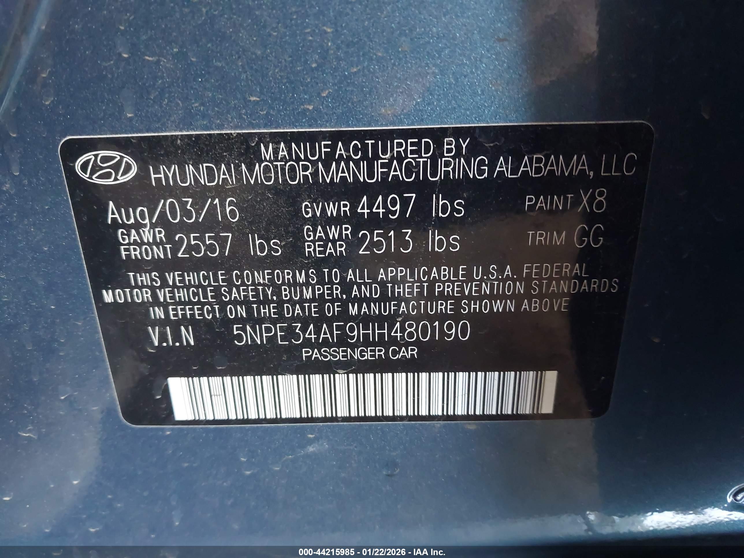 HYUNDAI SONATA image 9