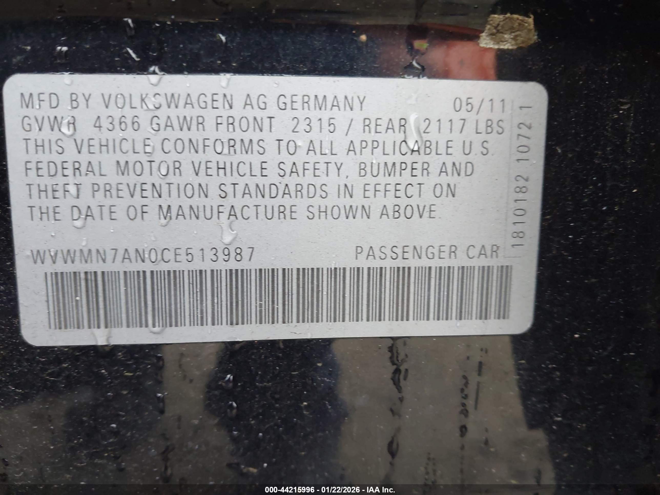 VOLKSWAGEN CC image 9