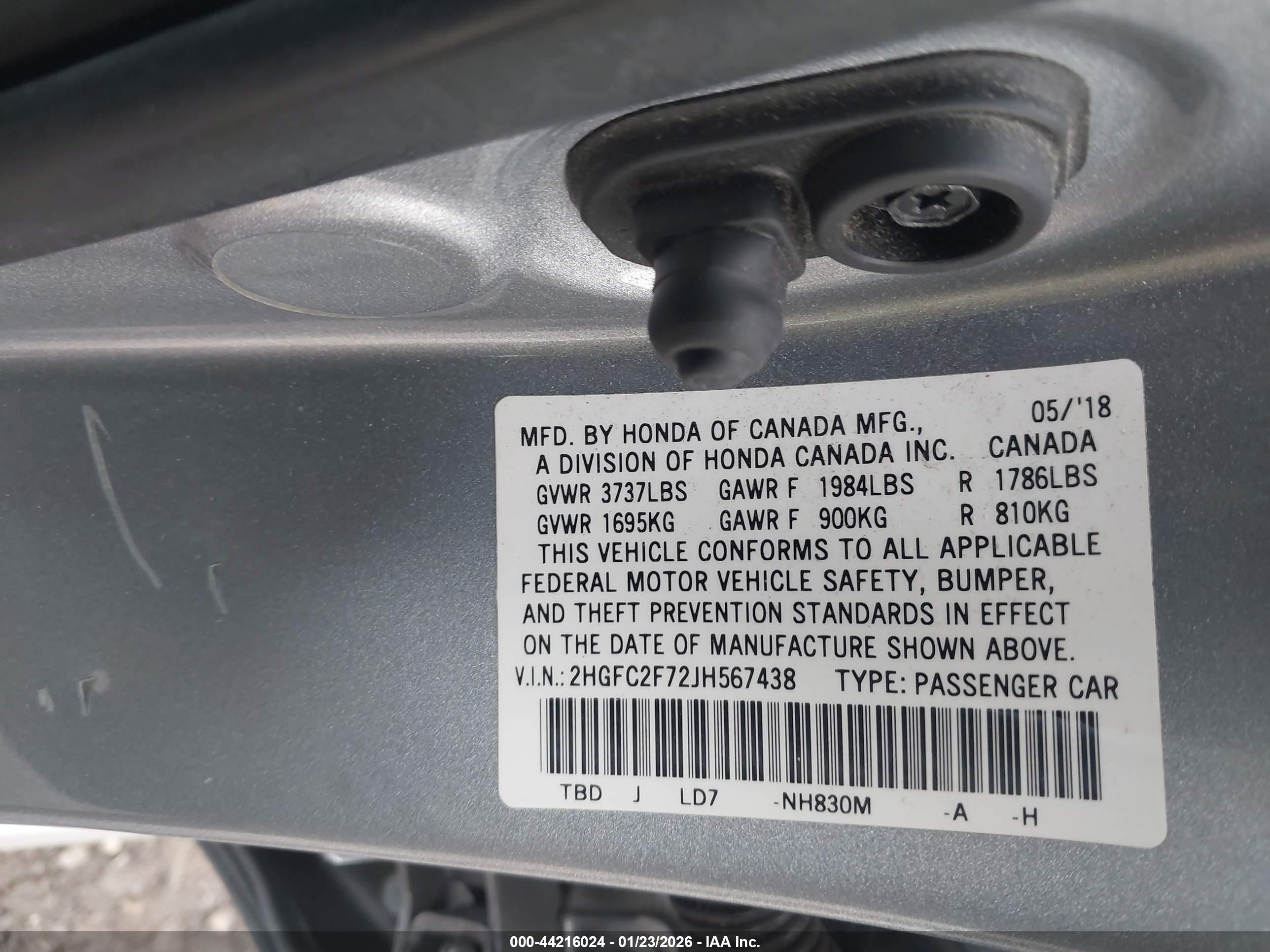 HONDA CIVIC image 9