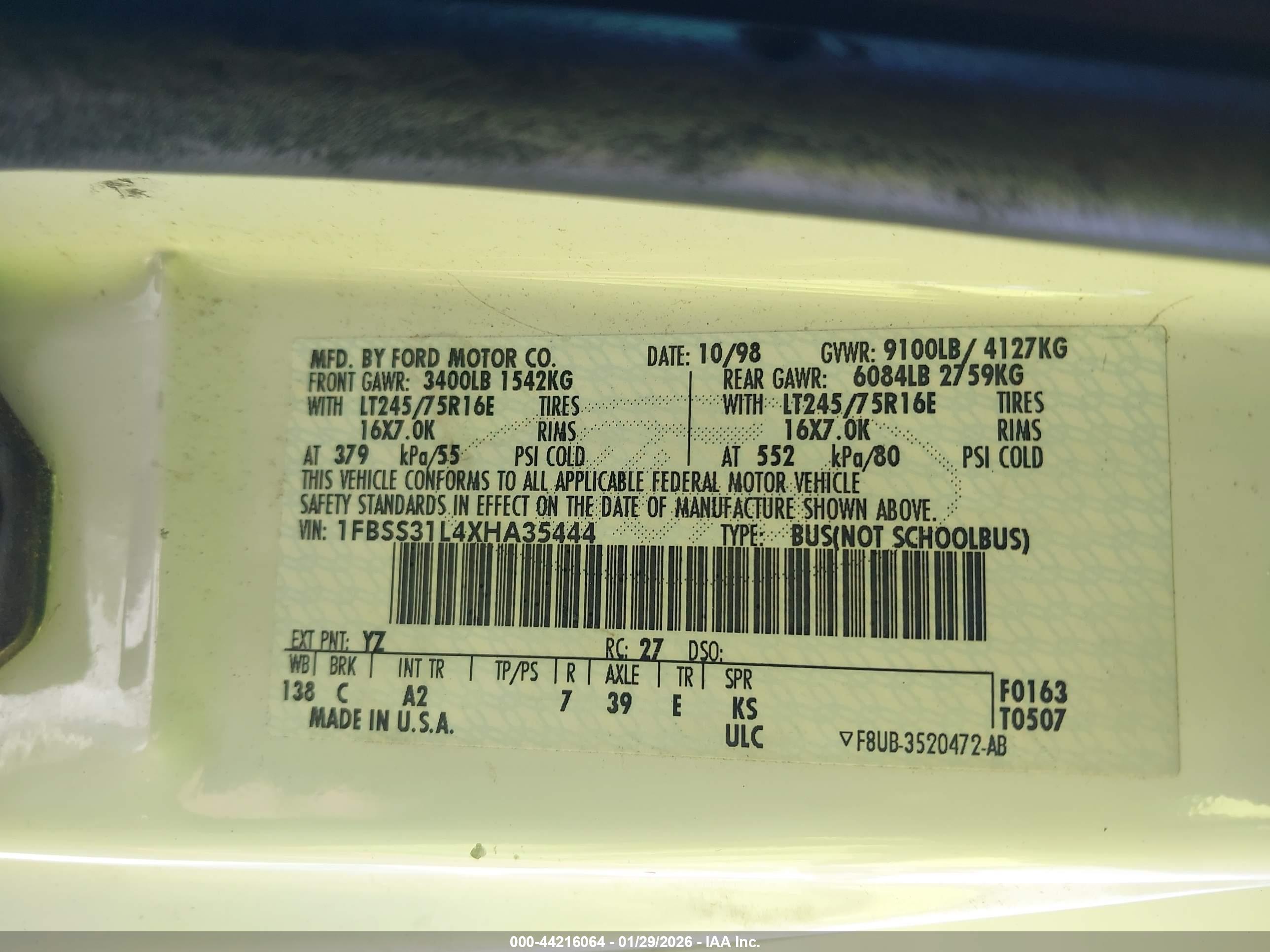 FORD E-350 image 9