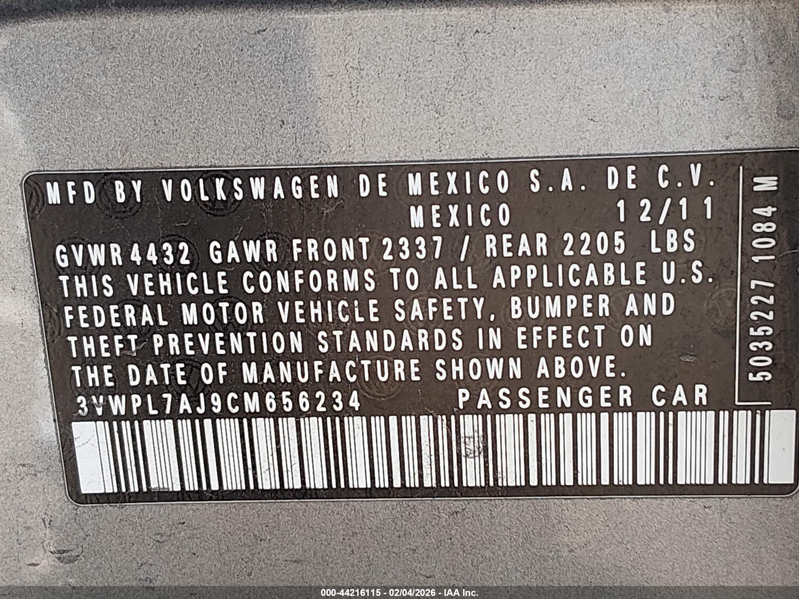 VOLKSWAGEN JETTA image 9