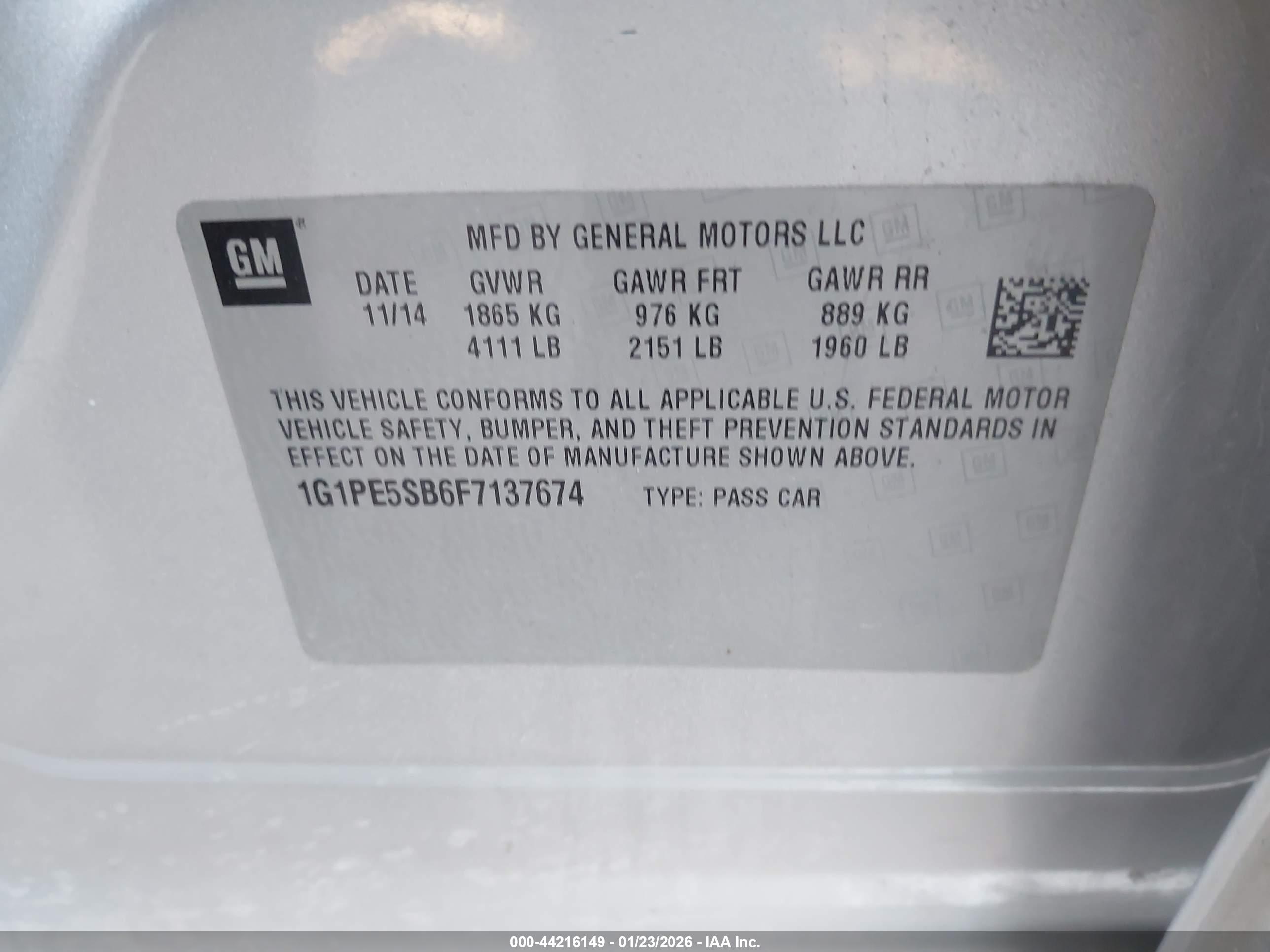 CHEVROLET CRUZE image 9