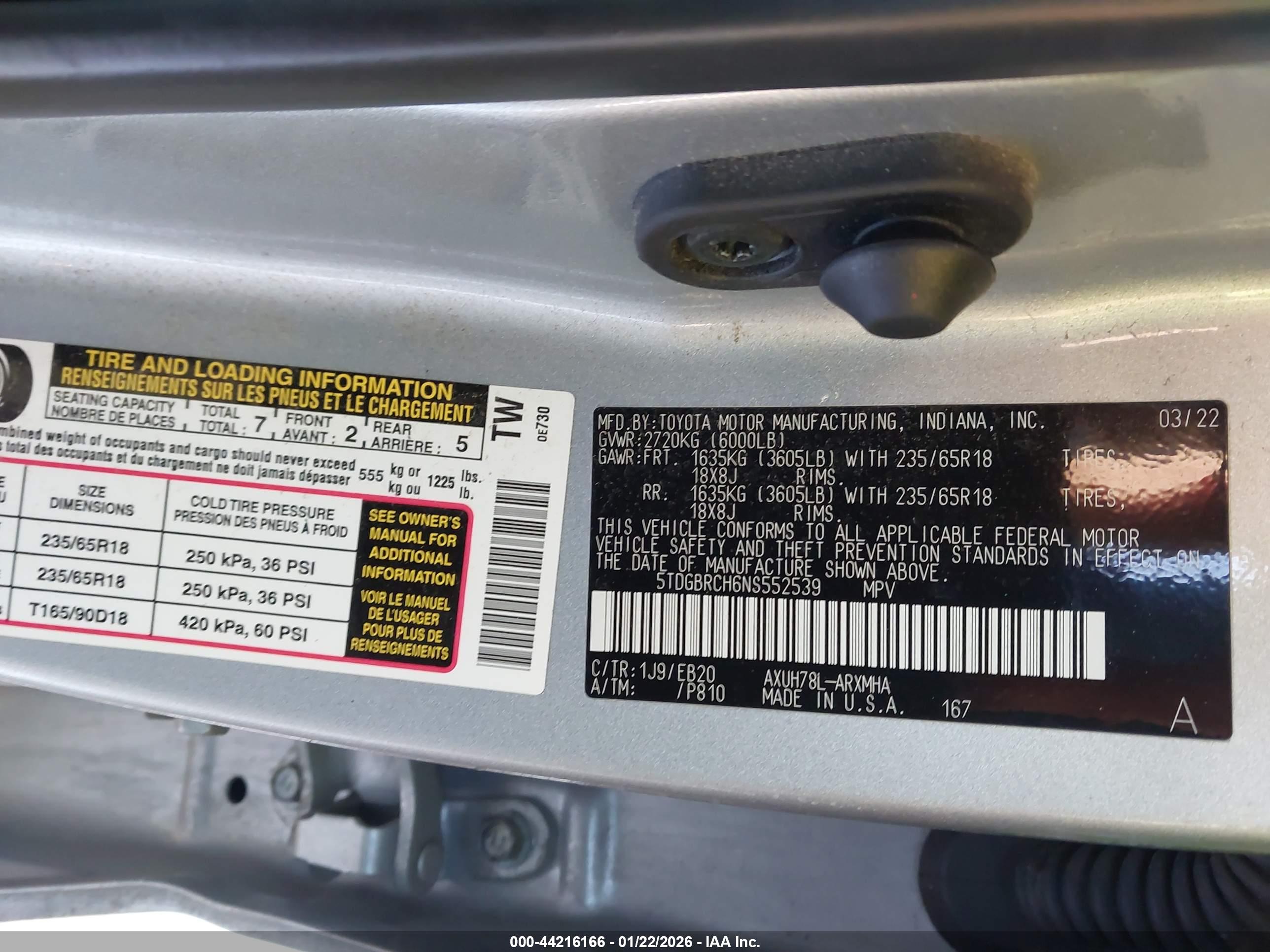 TOYOTA HIGHLANDER image 9