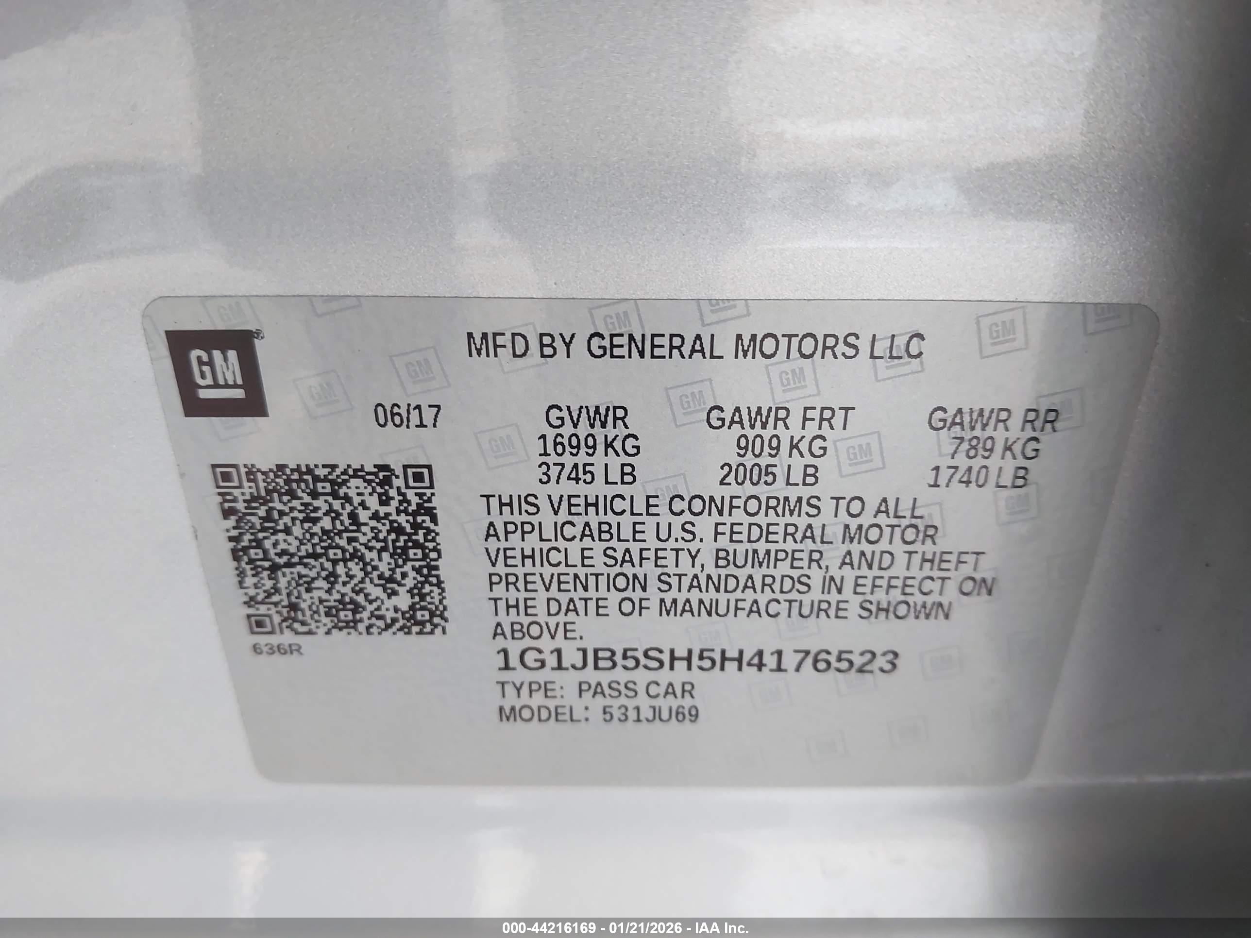 CHEVROLET SONIC image 9