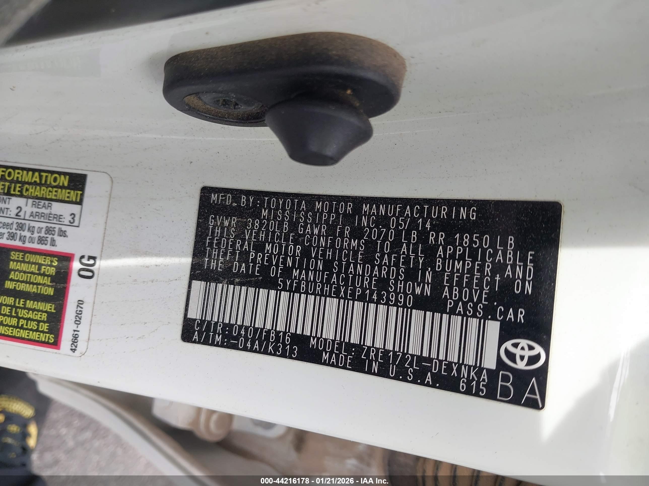 TOYOTA COROLLA image 9
