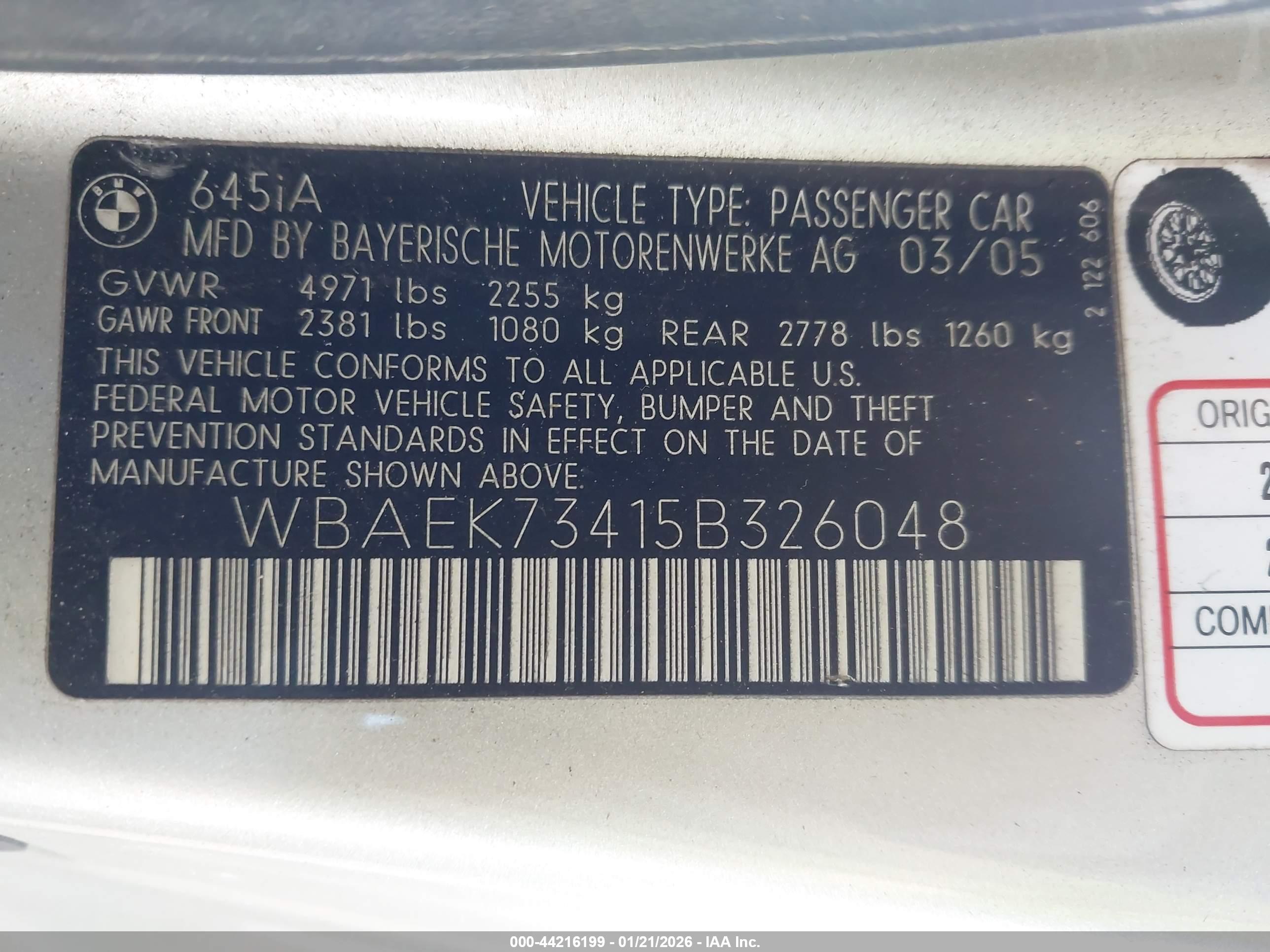 BMW 645CI image 9