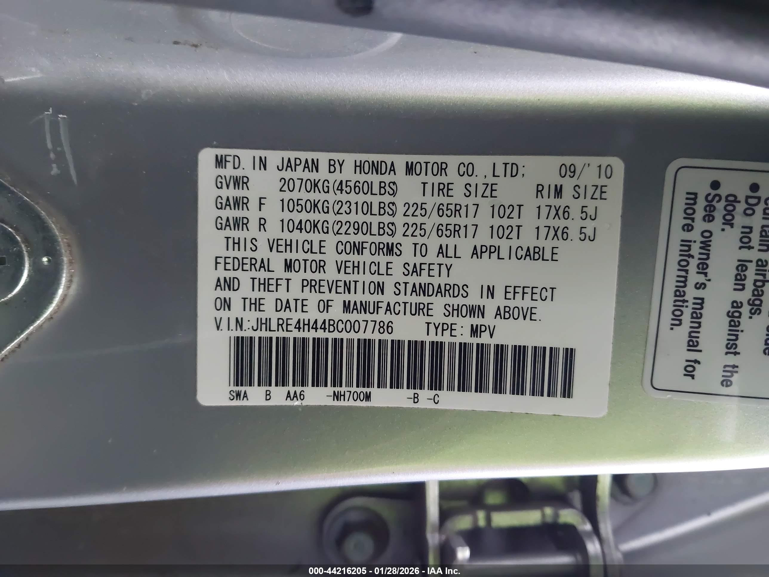 HONDA CR-V image 9