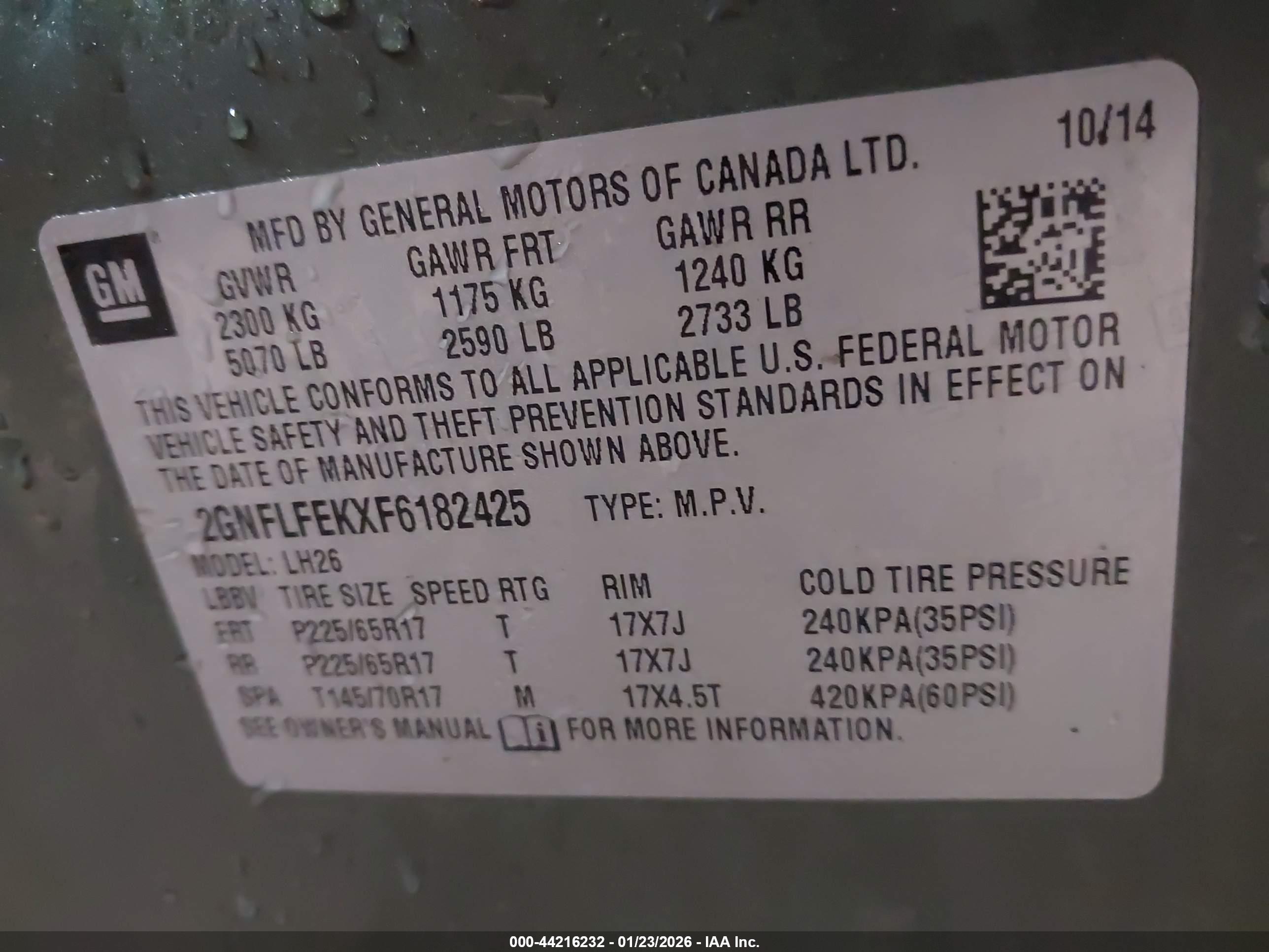 CHEVROLET EQUINOX image 9