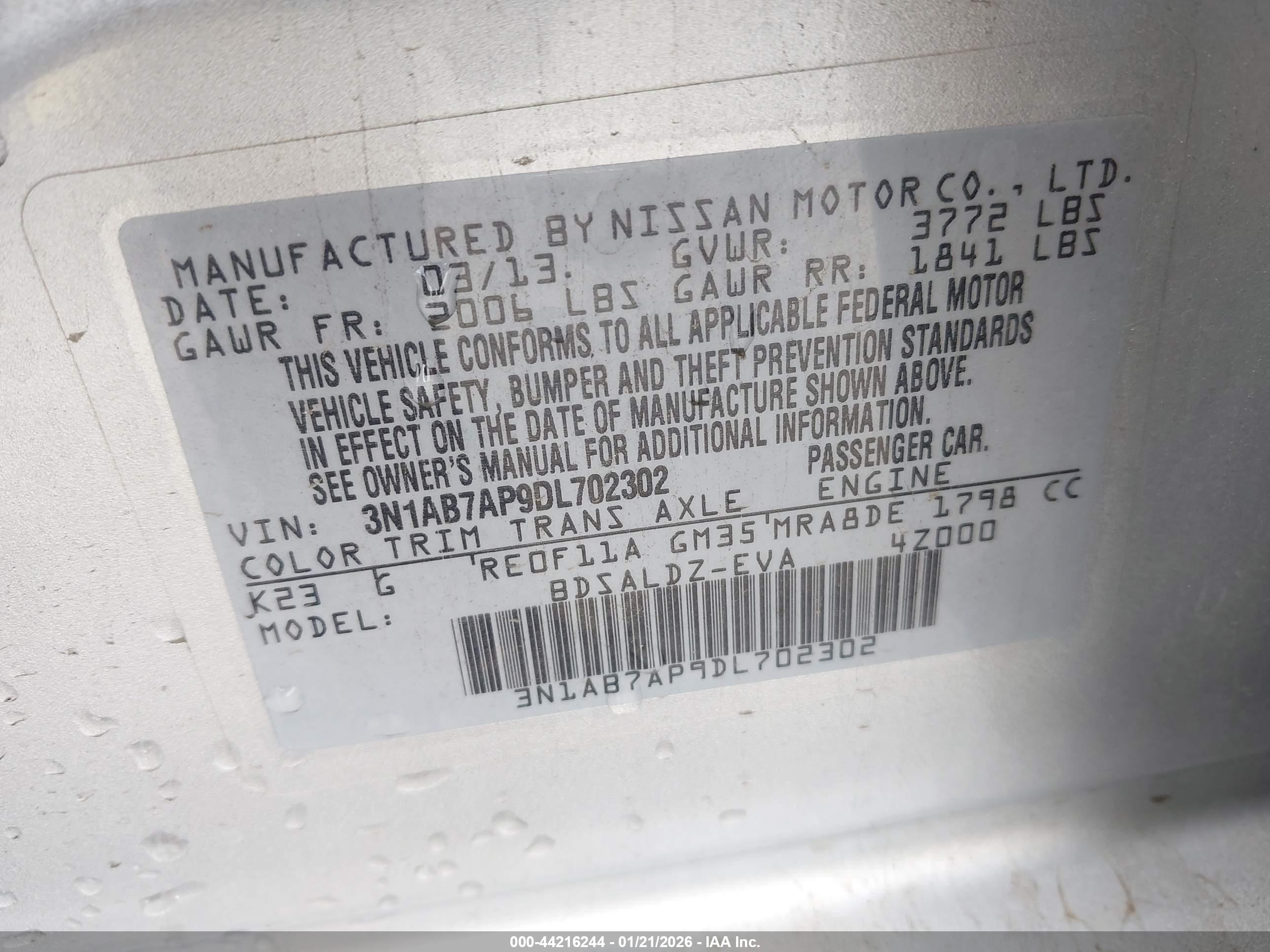 NISSAN SENTRA image 9