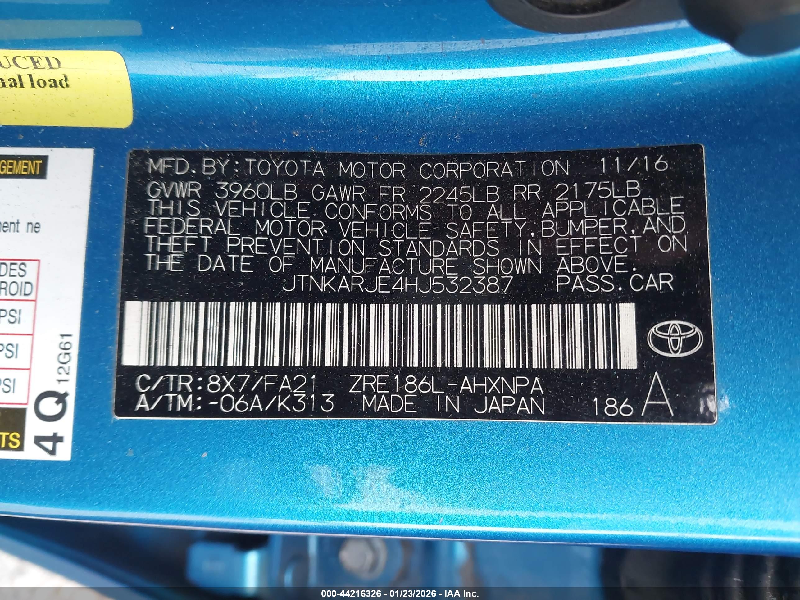 TOYOTA COROLLA image 9