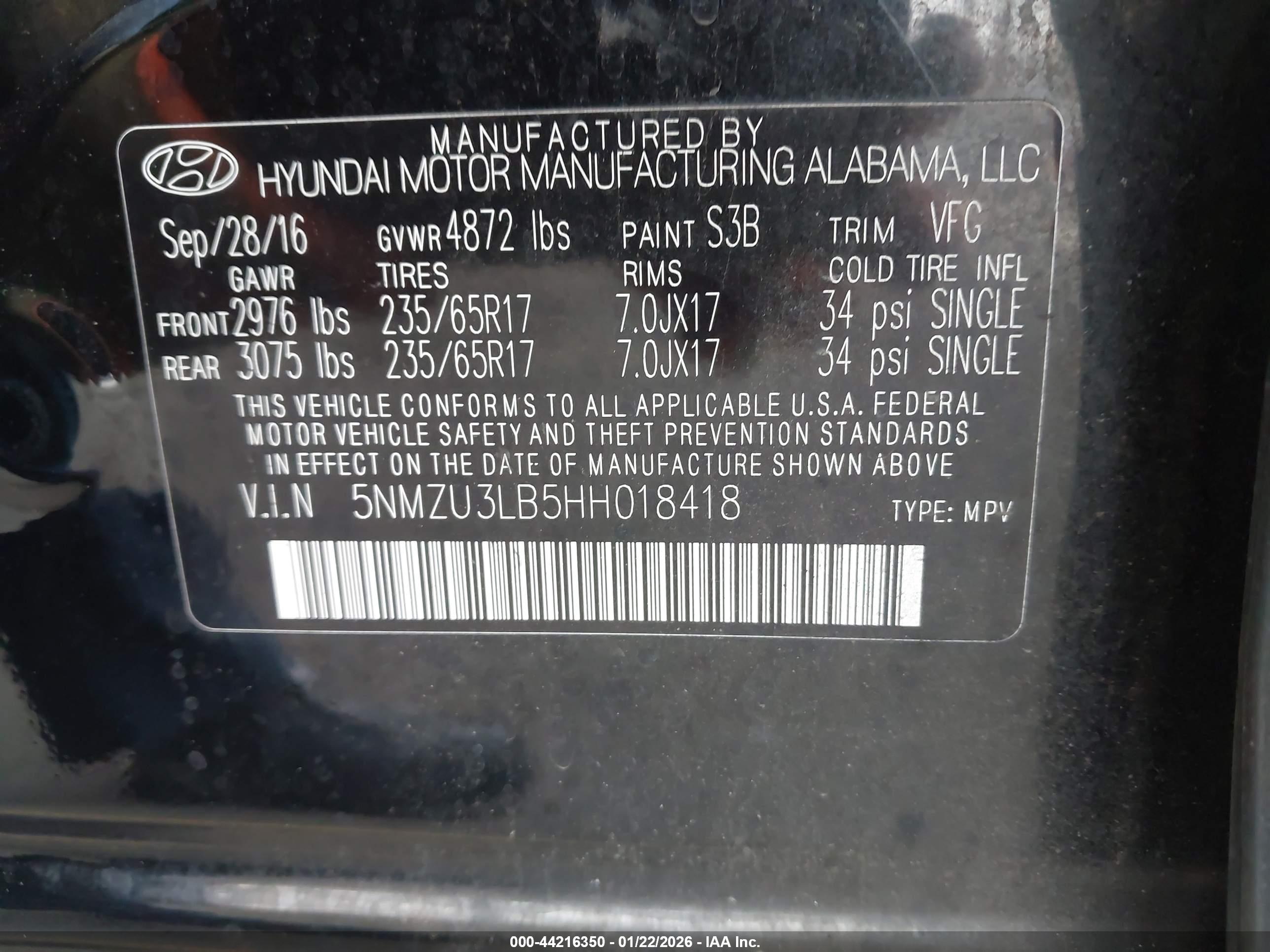 HYUNDAI SANTA image 9