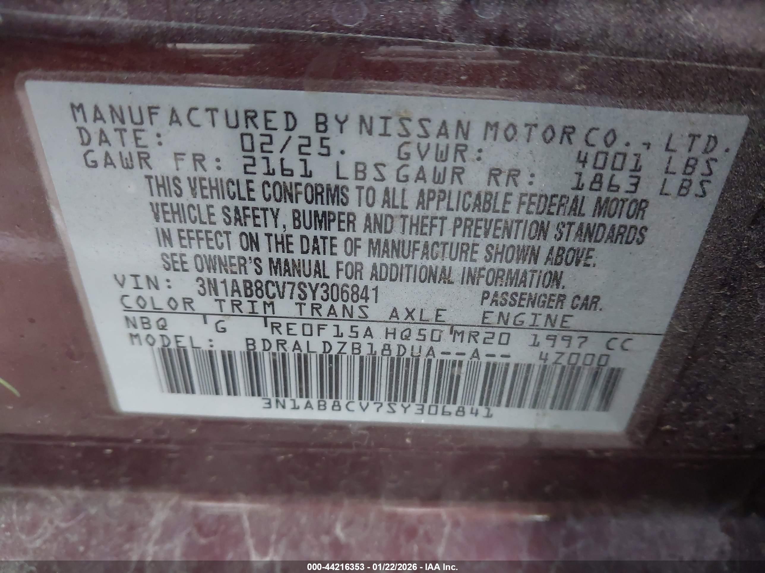 NISSAN SENTRA image 9