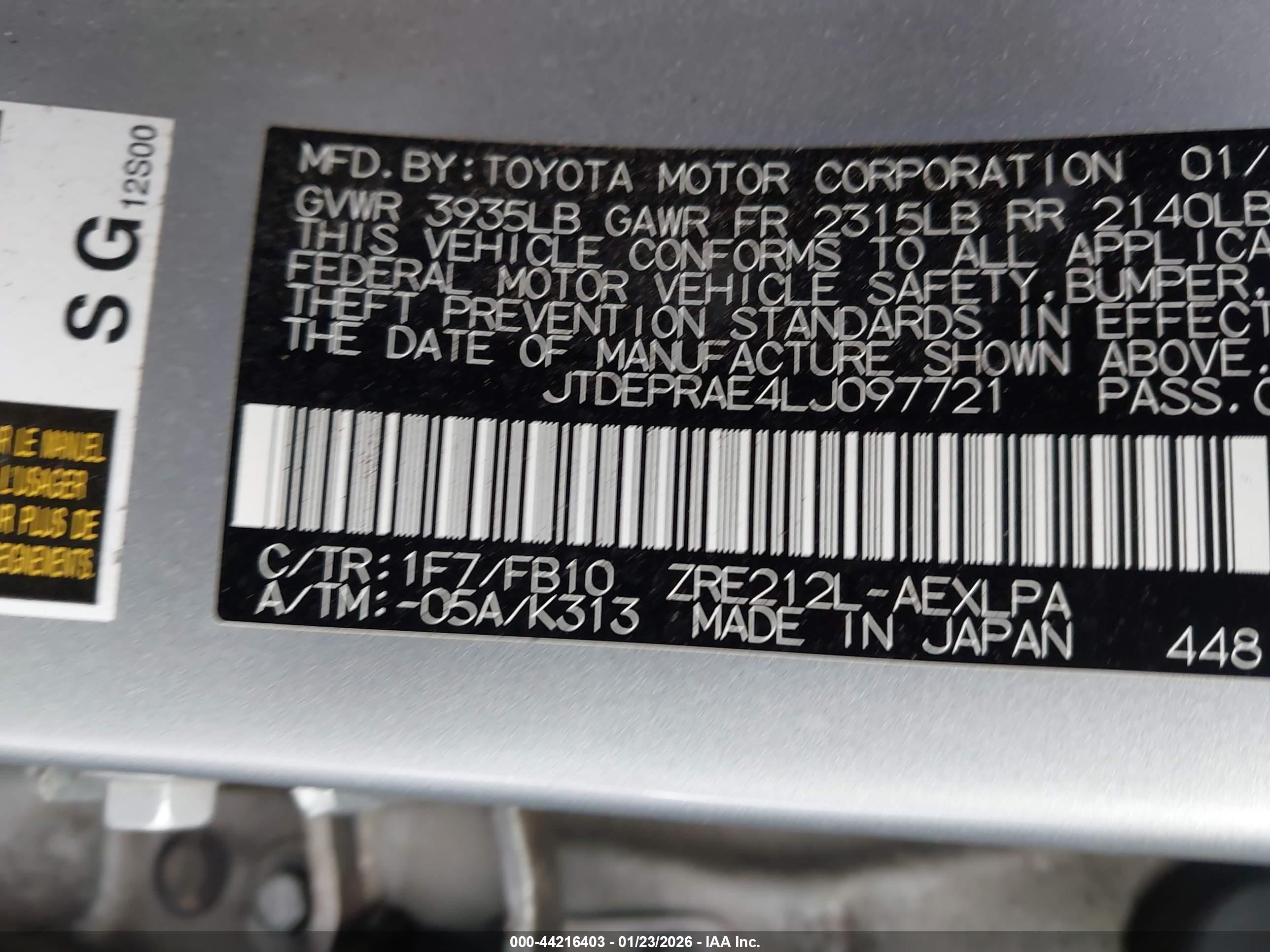 TOYOTA COROLLA image 9