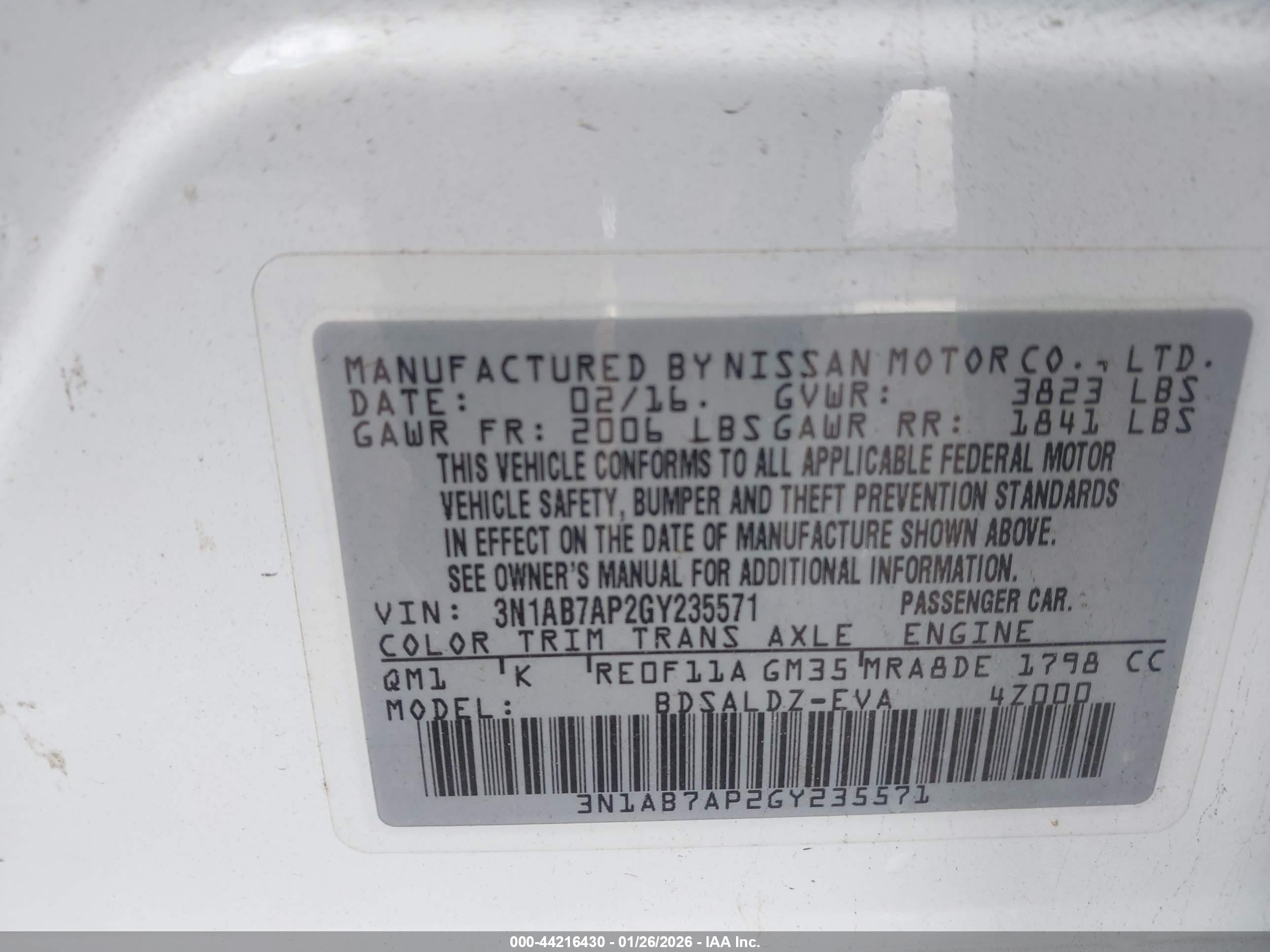 NISSAN SENTRA image 9