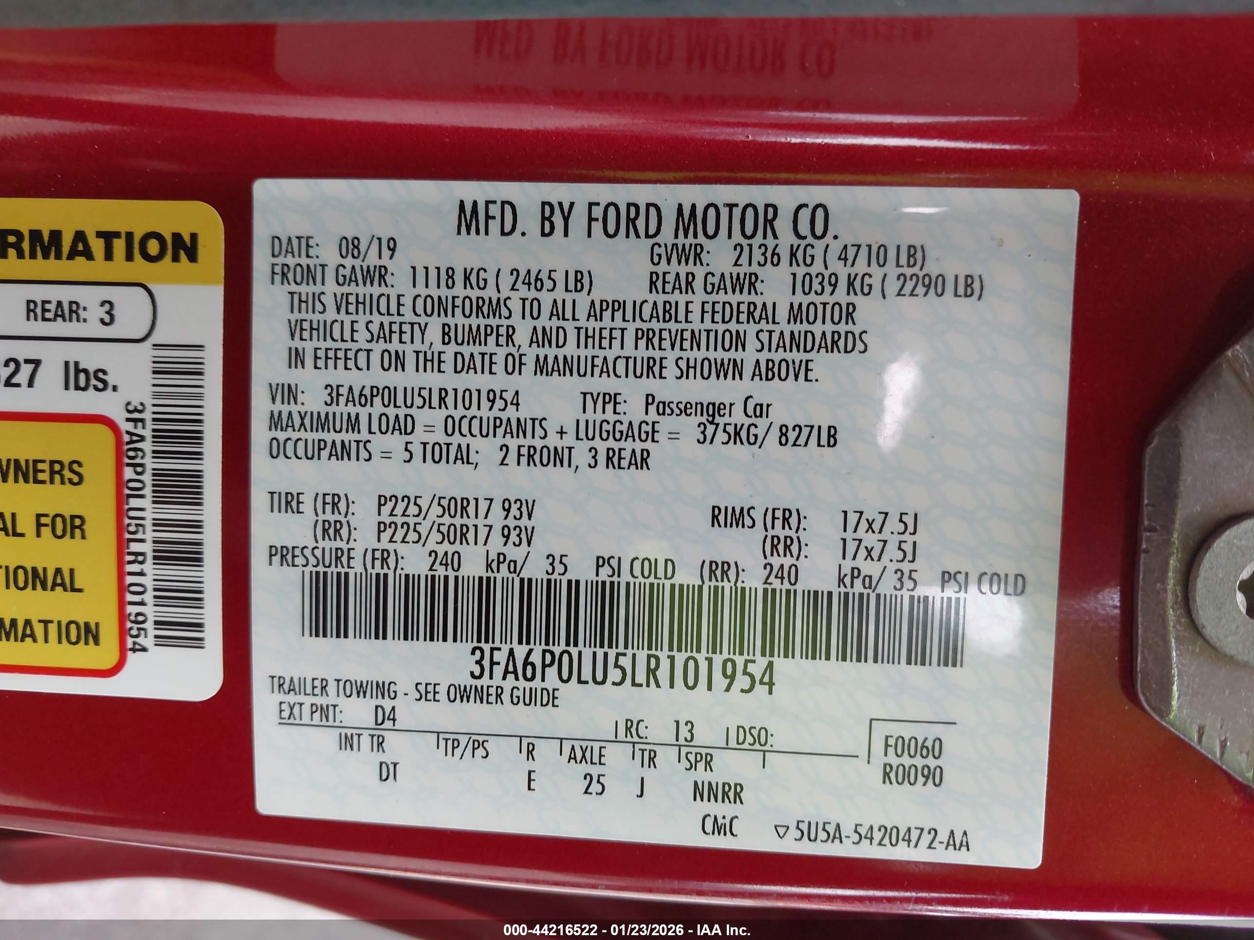FORD FUSION image 9