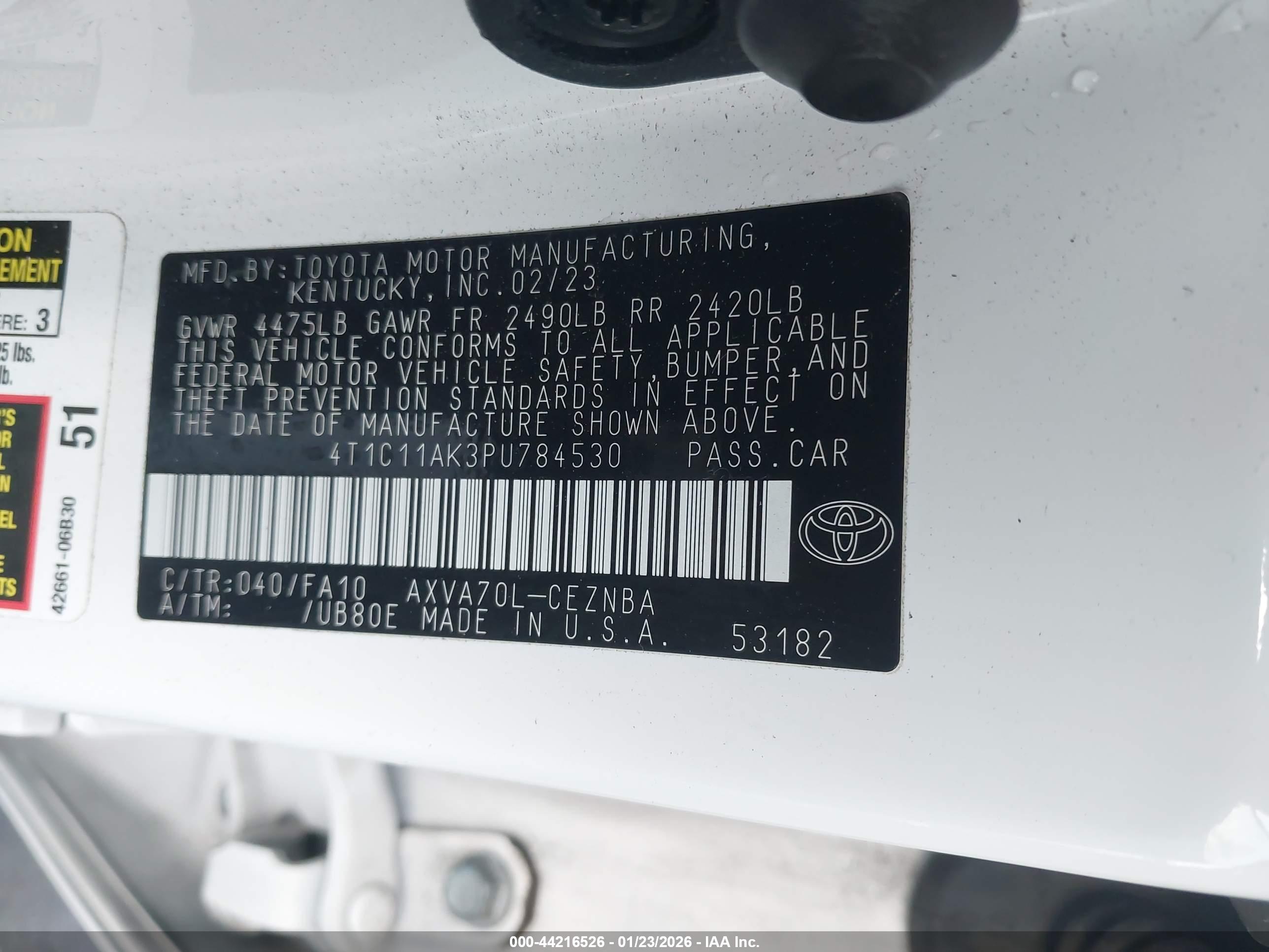 TOYOTA CAMRY image 9