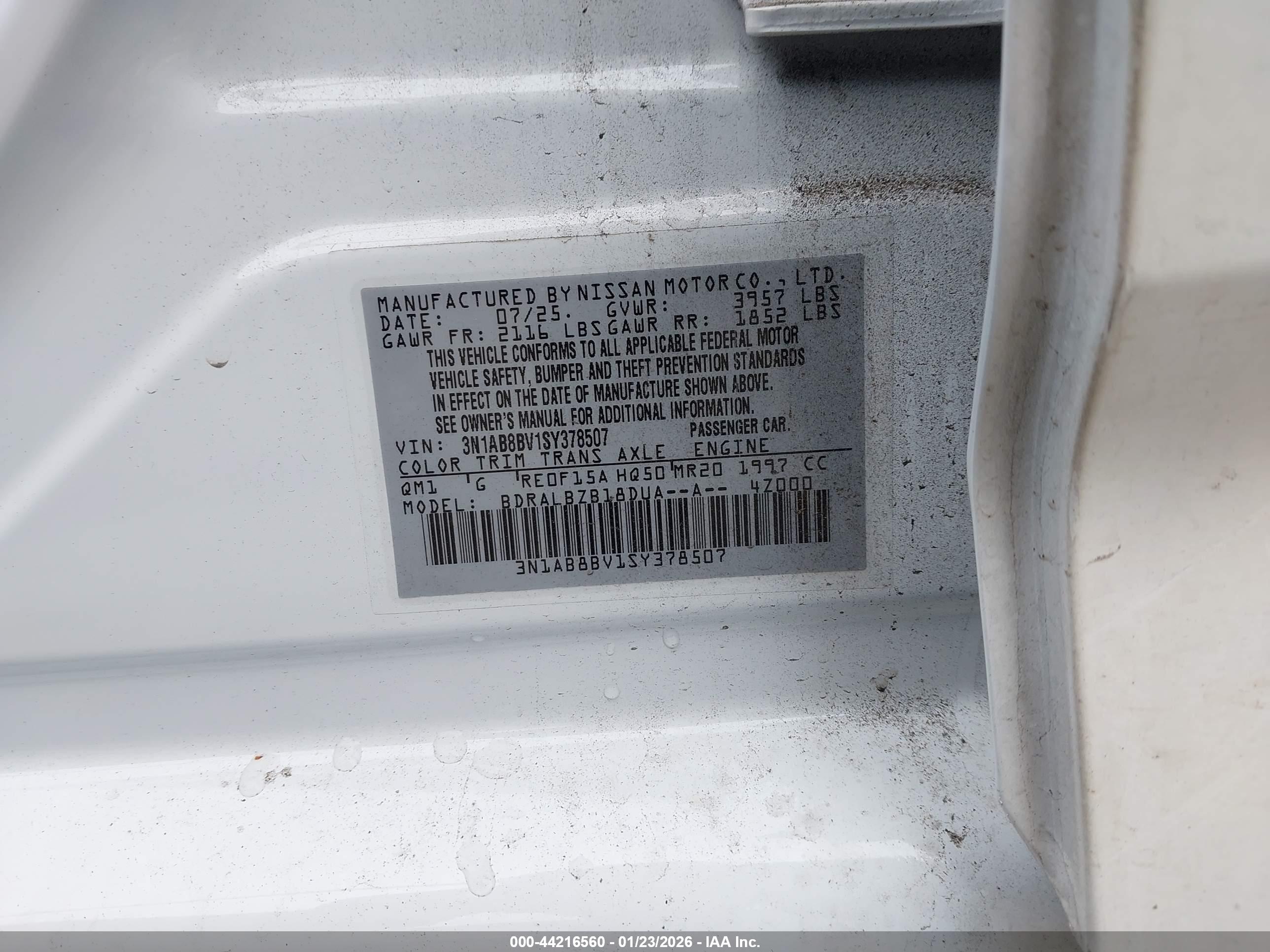 NISSAN SENTRA image 9