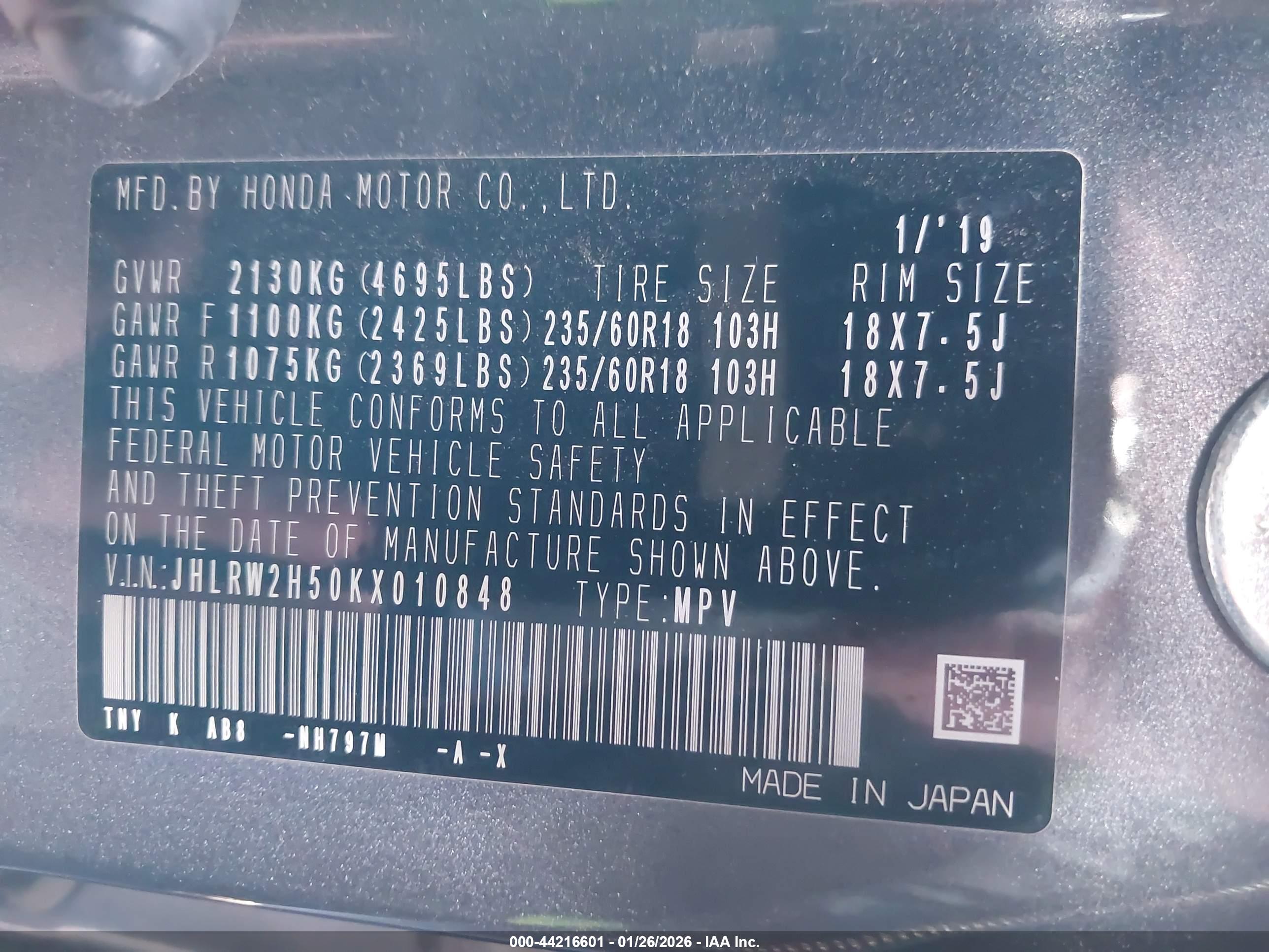 HONDA CR-V image 9