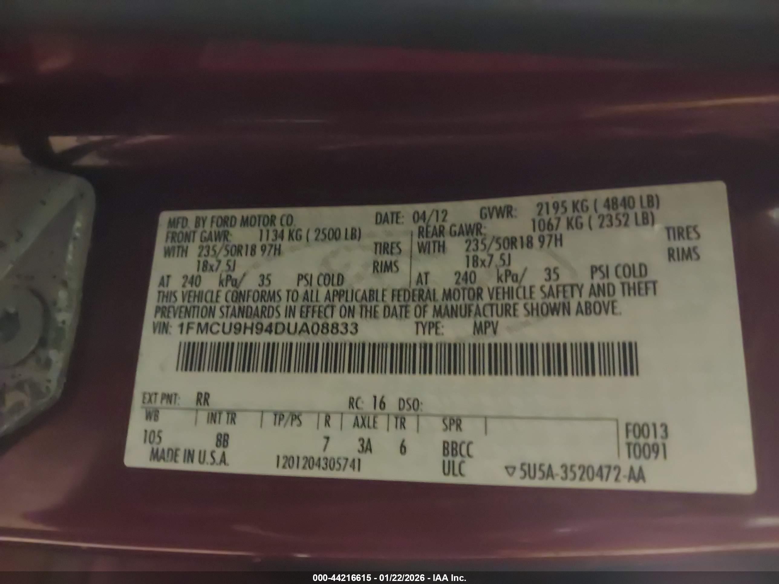 FORD ESCAPE image 9