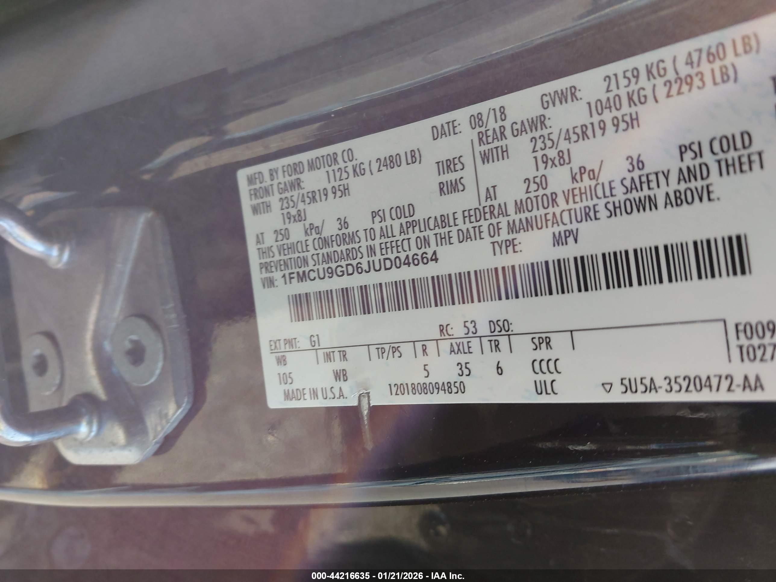 FORD ESCAPE image 9