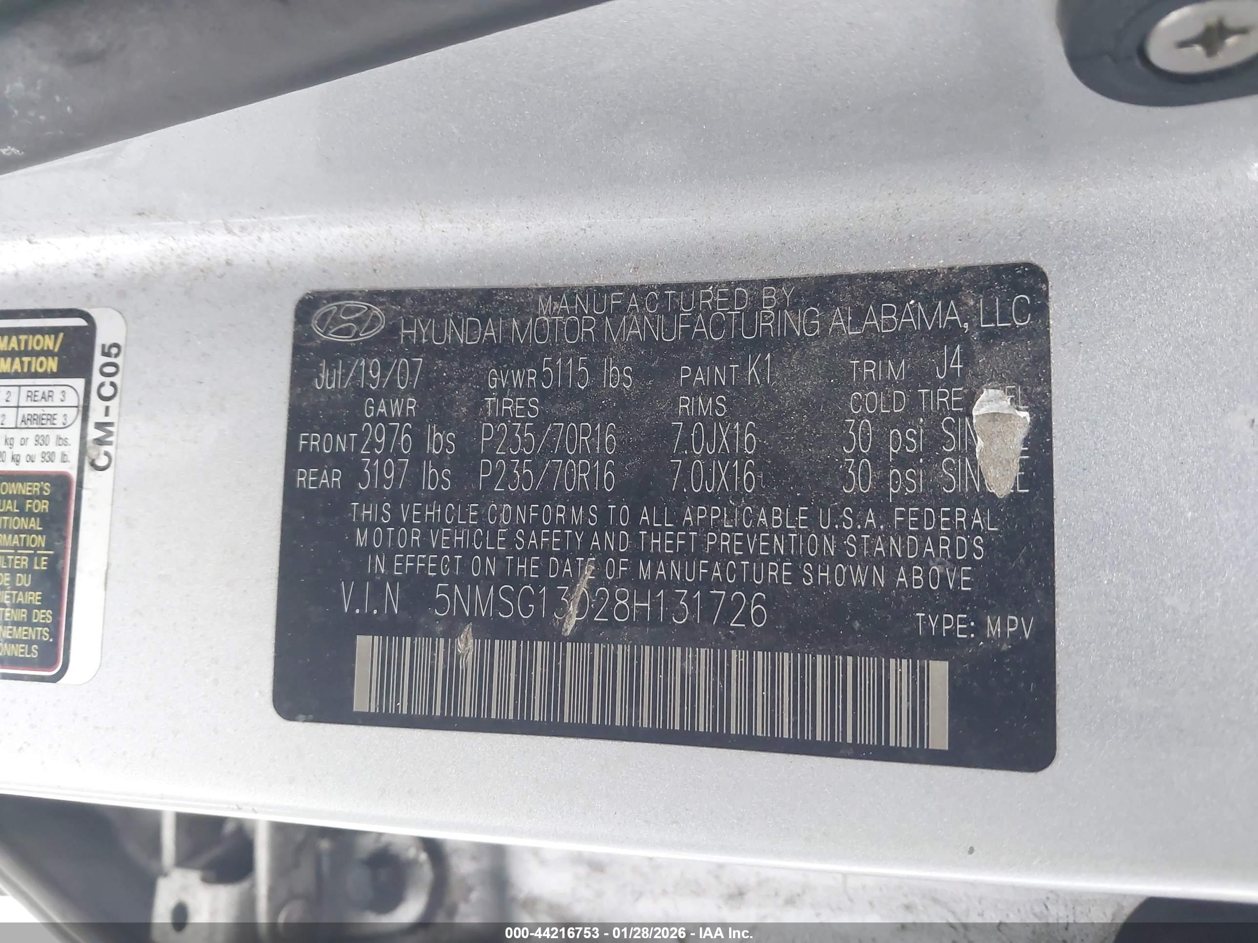 HYUNDAI SANTA image 9