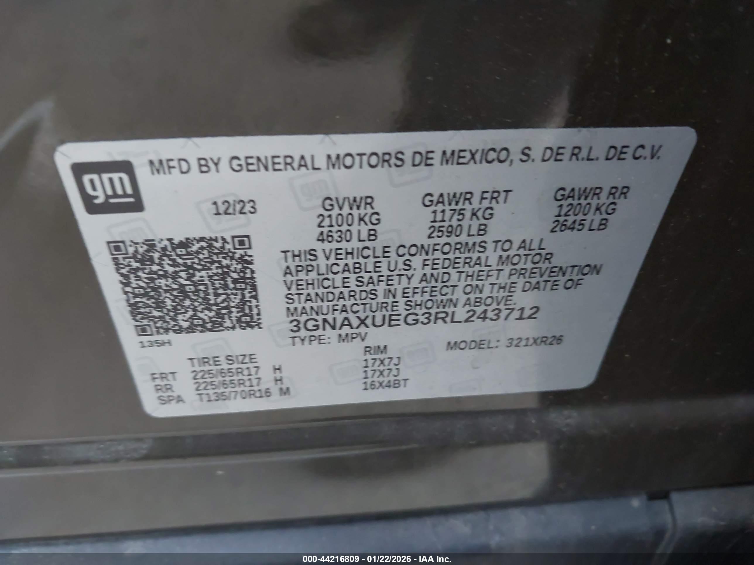CHEVROLET EQUINOX image 9