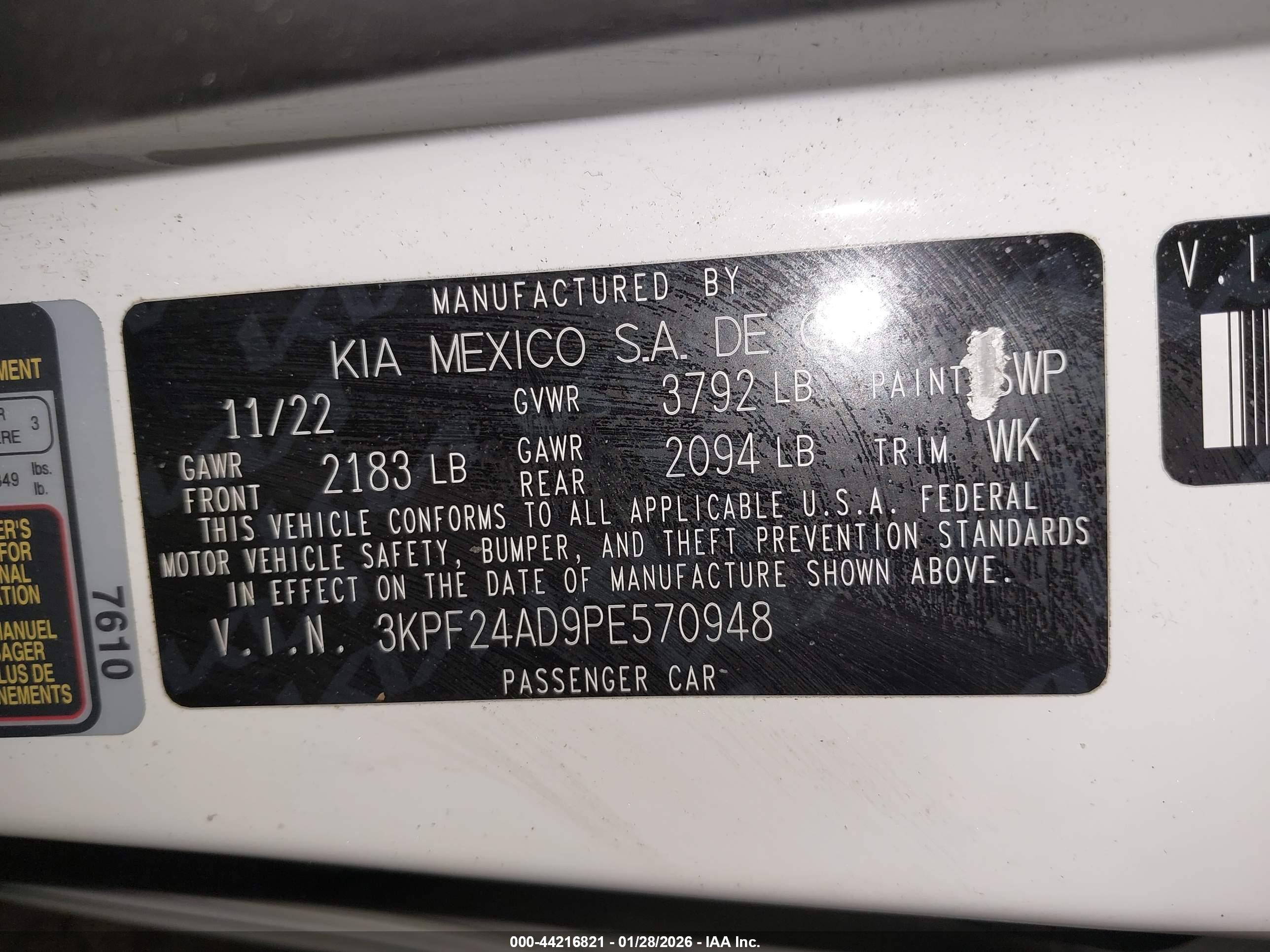 KIA FORTE image 9