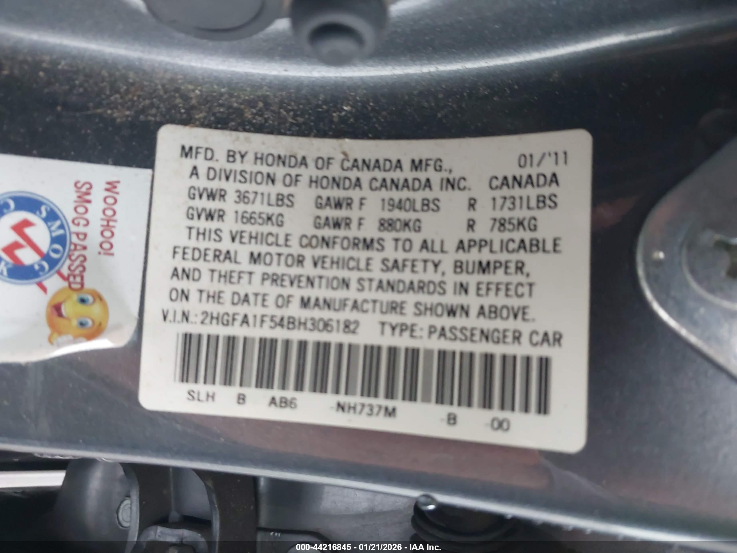 HONDA CIVIC image 9