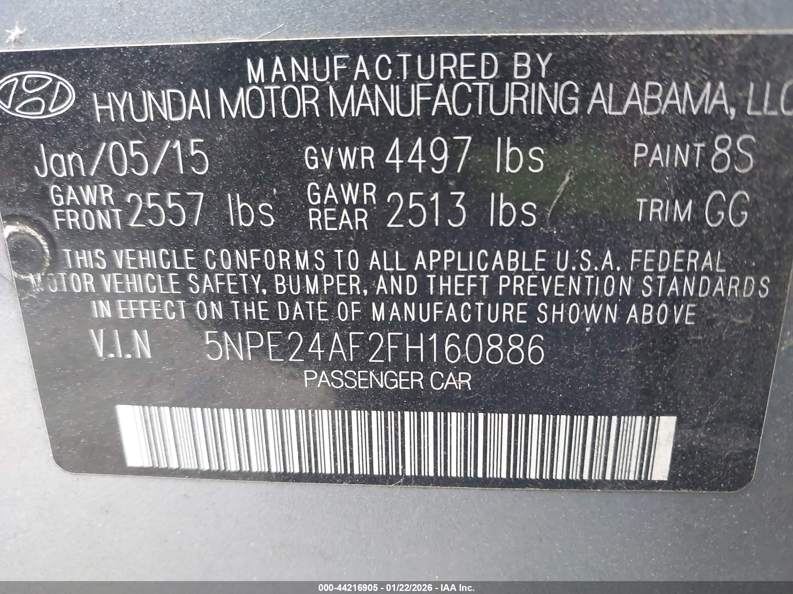 HYUNDAI SONATA image 9