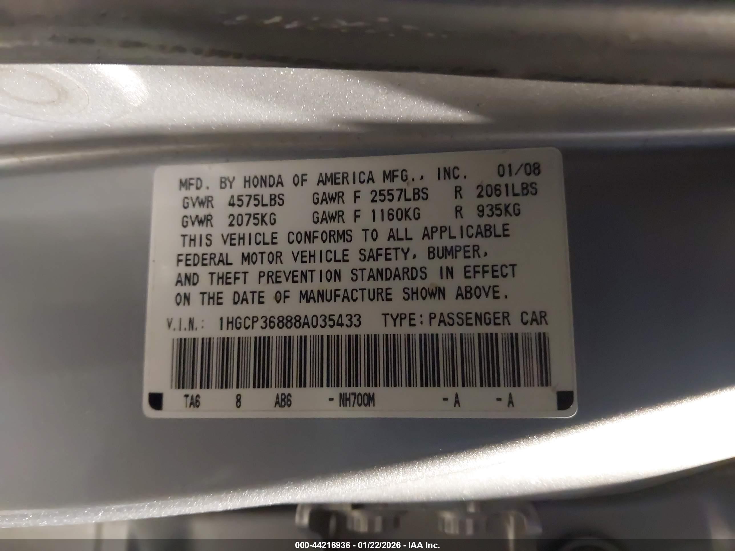 HONDA ACCORD image 9