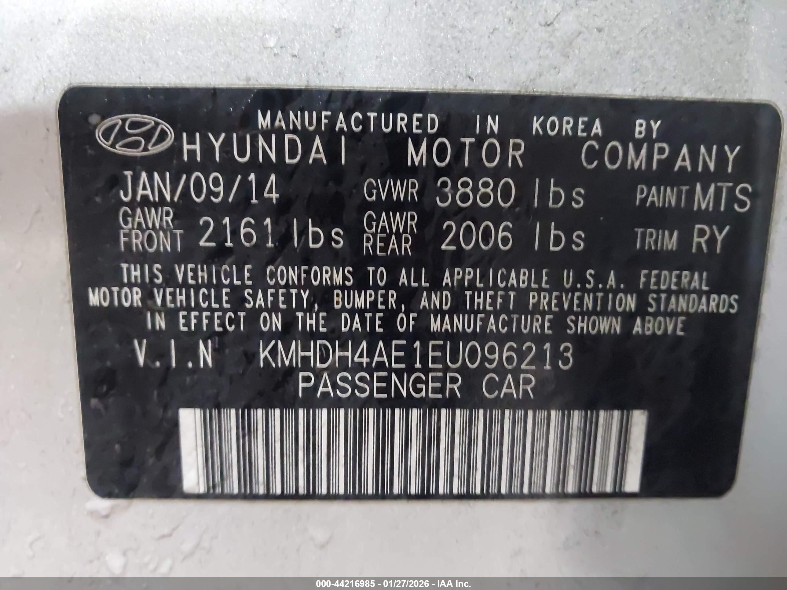 HYUNDAI ELANTRA image 9