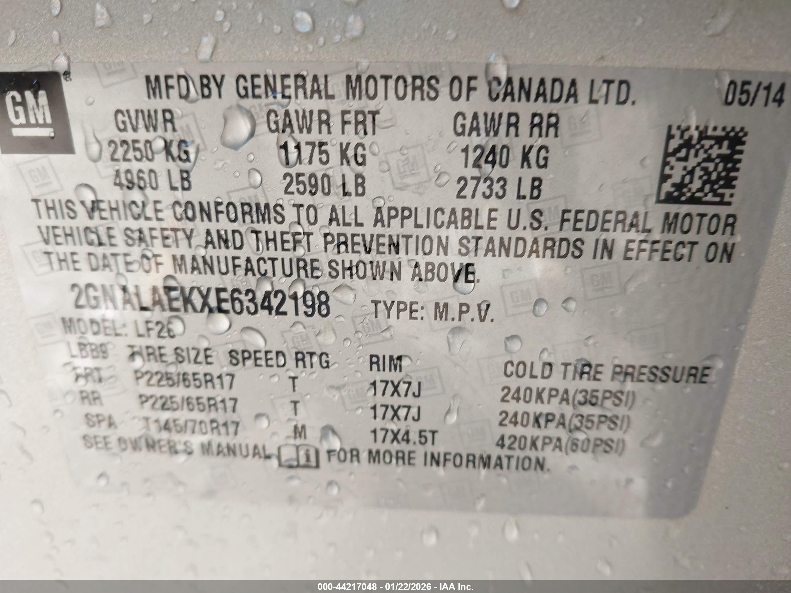 CHEVROLET EQUINOX image 9