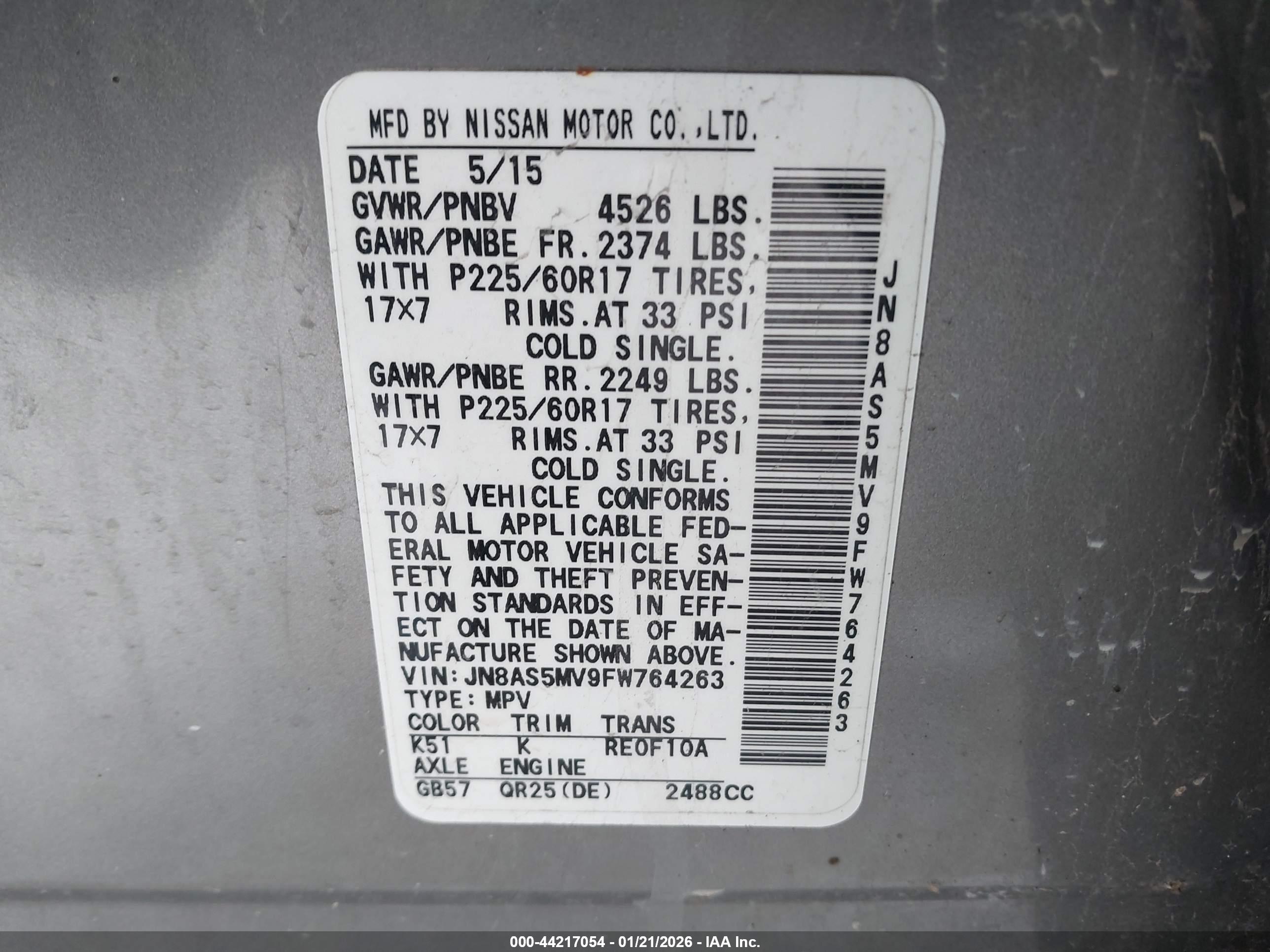 NISSAN ROGUE image 9