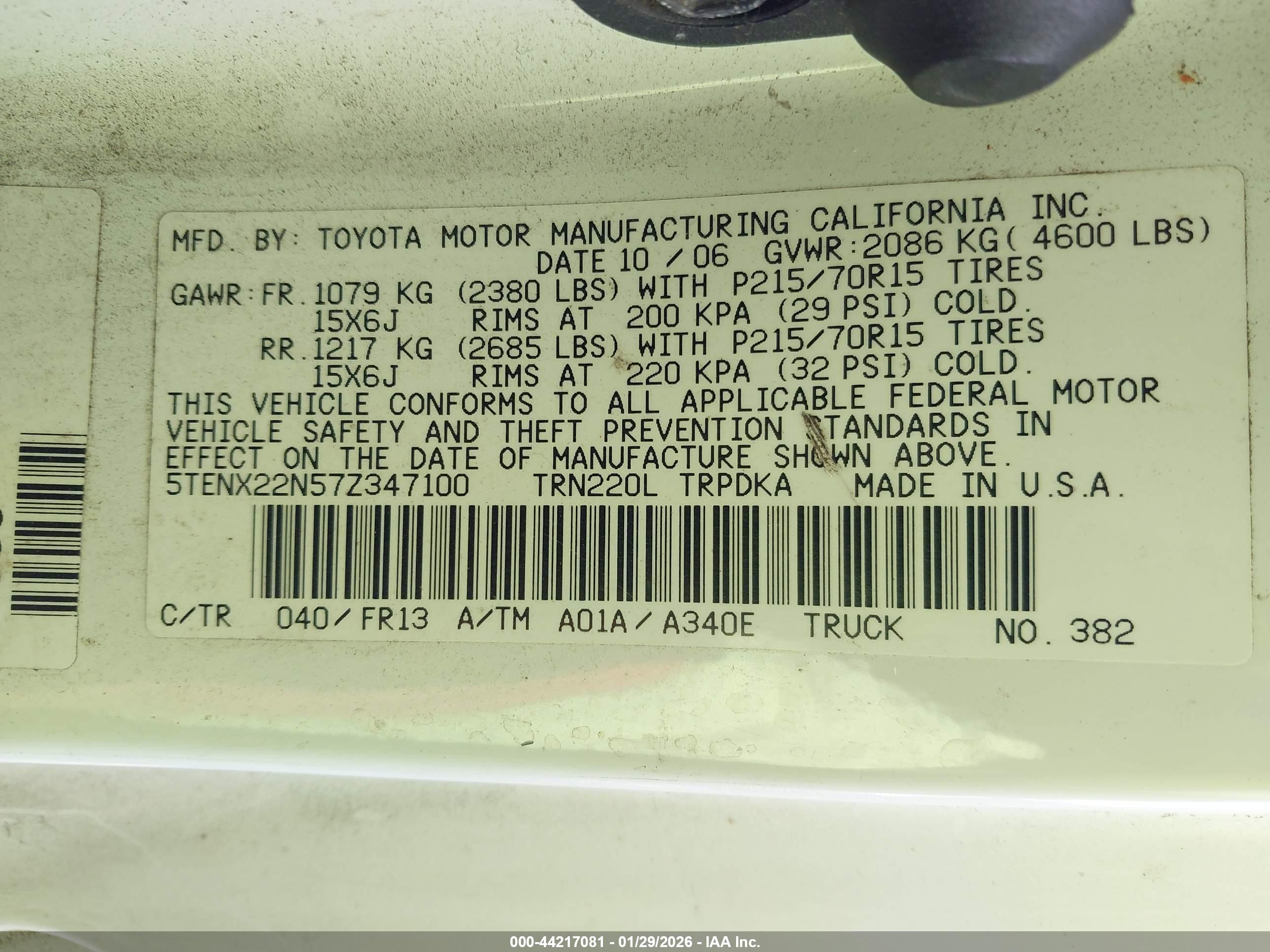 TOYOTA TACOMA image 9